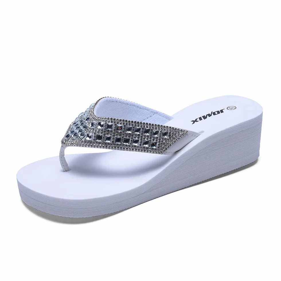 JOMIX Infradito Donna Eleganti Ciabatte Zeppa Casa Mare Piscina