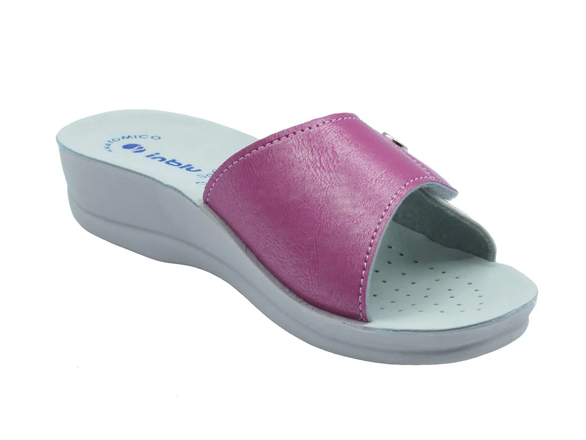 inblu Ciabatte Donna A Fascia Colorata Con Chiusura Regolabile In Velcro, Plantare Anatomico, Dal 35 Al 41 Sandali a ciabattaDonna