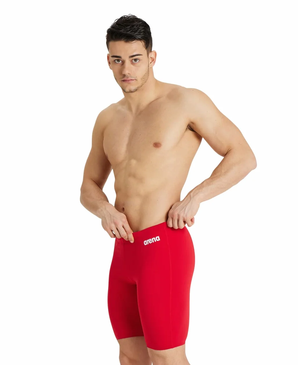 ARENA Solid Team Men's Swimming Swimsuit, Quick-Drying Swimsuit, MaxLife Fabric with Maximum Chlorine Resistance And UPF 50+ UV Protection