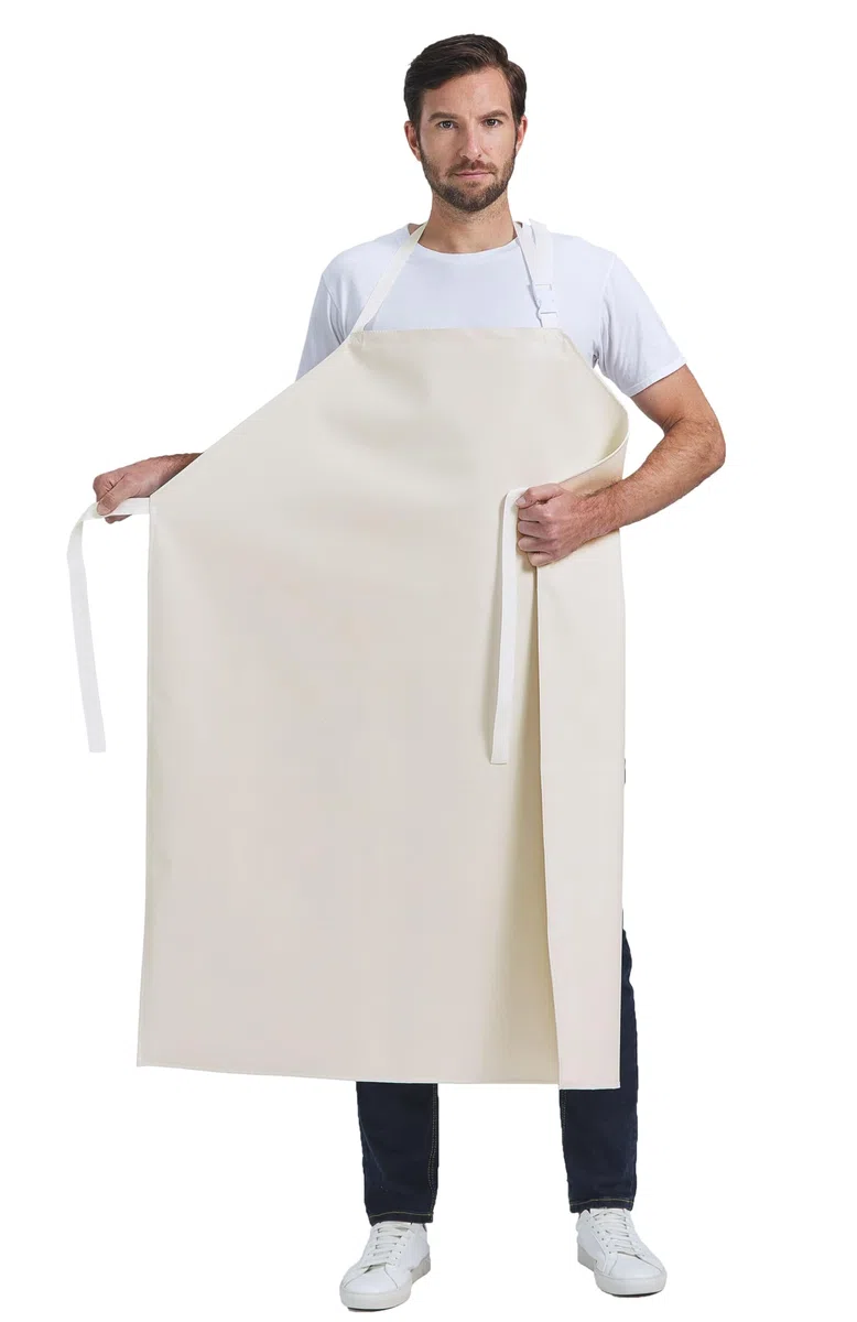 Nanxson Grembiule impermeabile PVC doppio spalla zaino grembiule da lavoro regolabile per l'industria, servizio alimentare, macellaio, pulizia pesce CFS0004