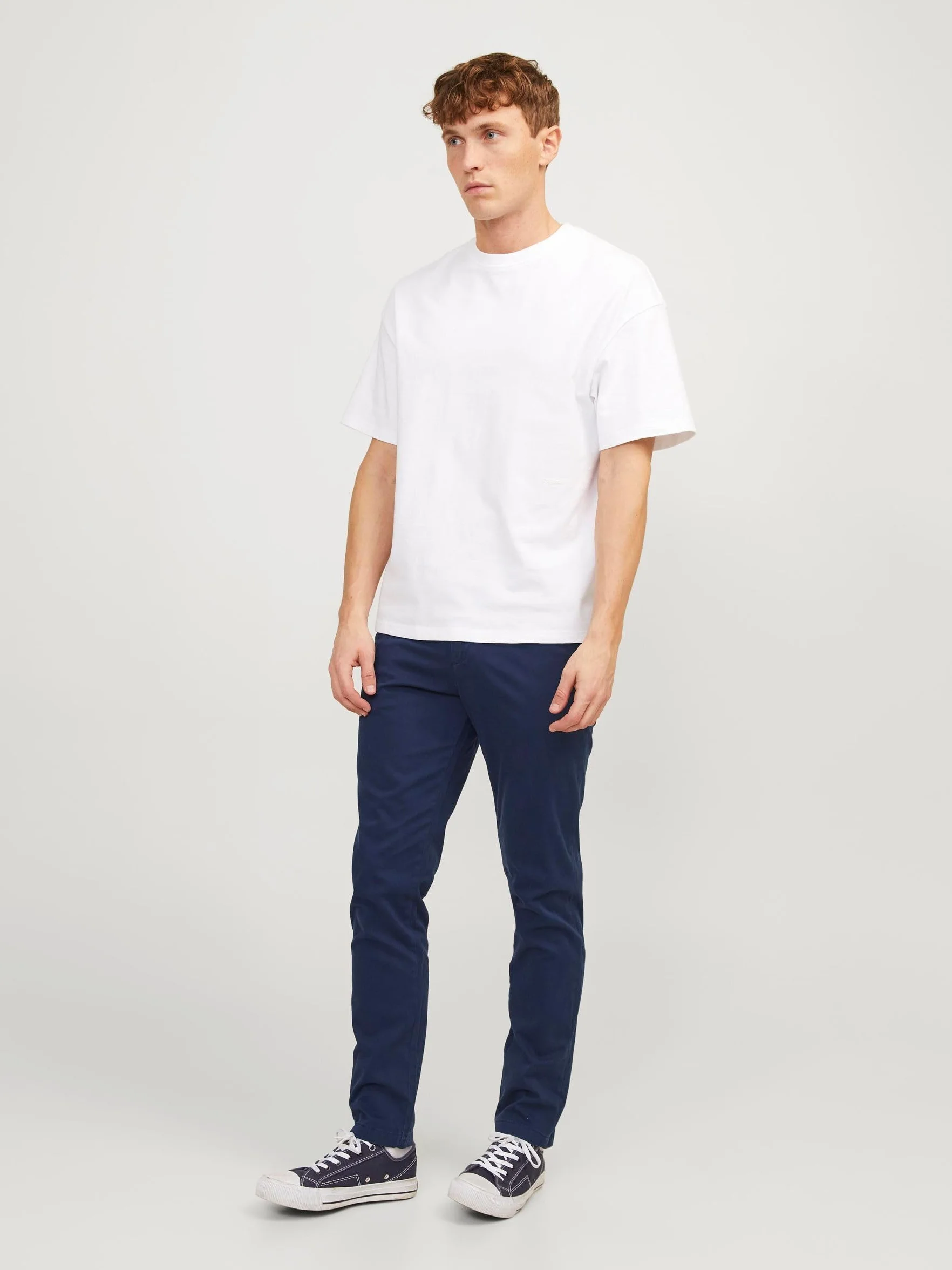 JACK & JONES - Jjimarco Jjbowie Sa Forest Night Noos, Pantaloni Uomo