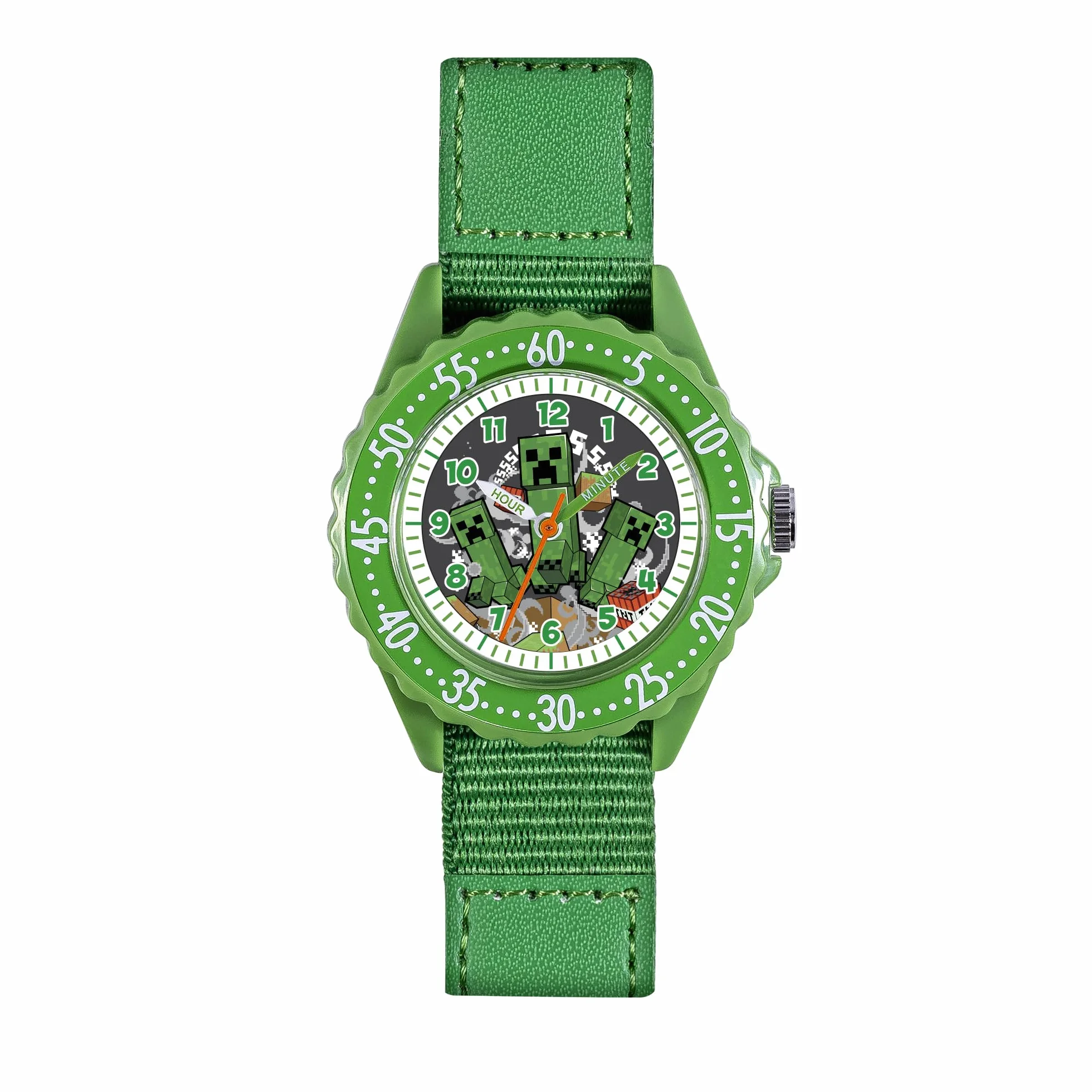 Accutime, Orologio Minecraft per imparare a leggere l'ora, chiusura facile