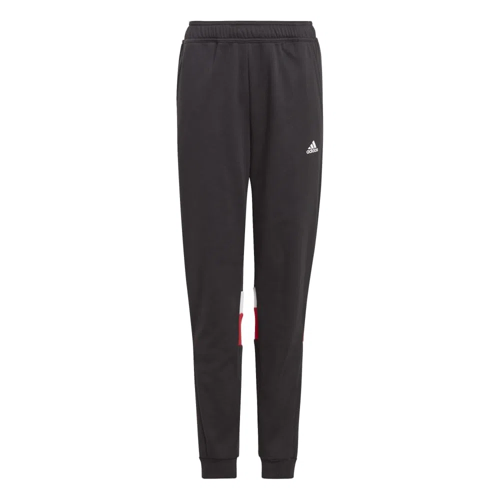 Adidas - Tiberio 3-Stripes Colorblock Fleece Pants Kids, Pantaloni Unisex - Bambini e Ragazzi