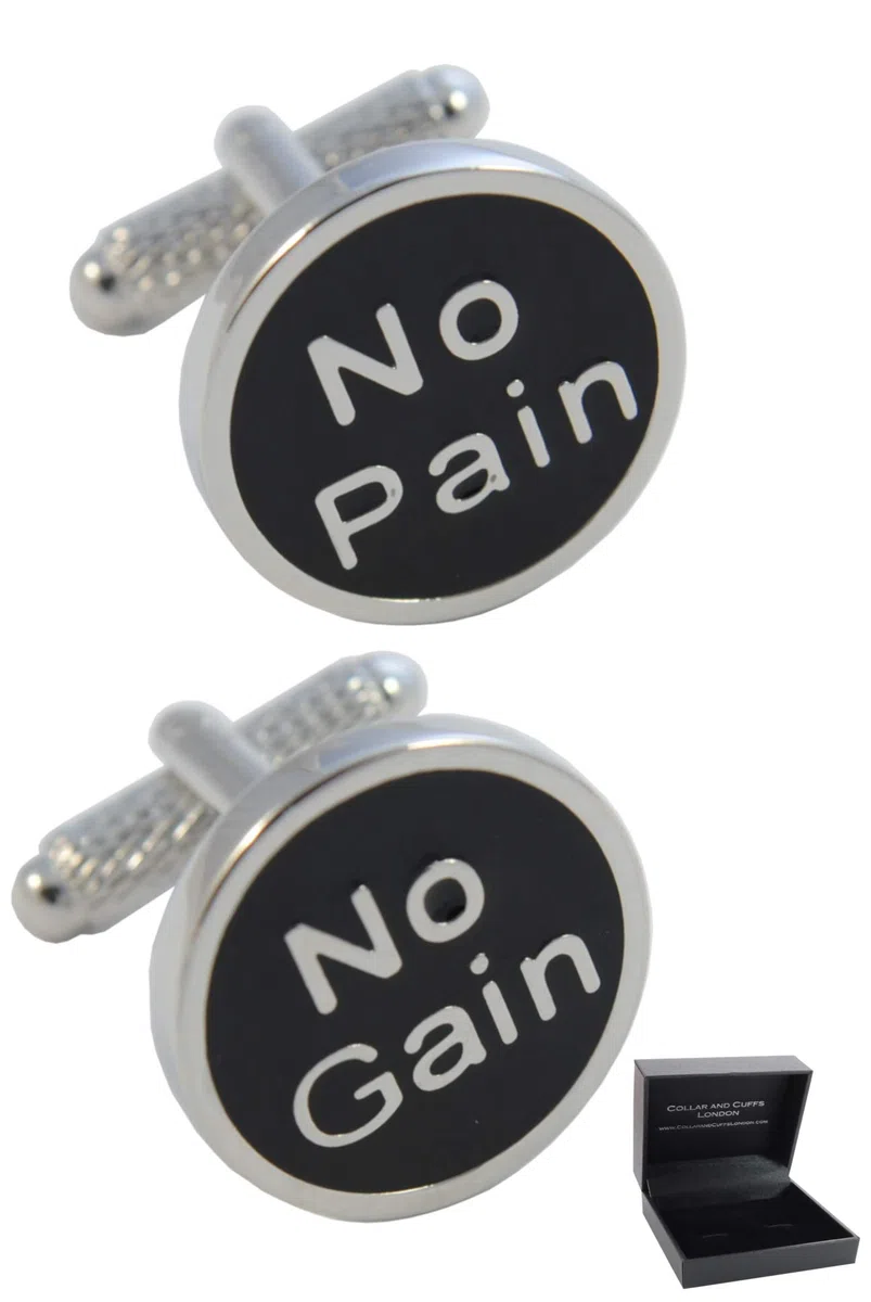 Collar And Cuffs London - Premium Cufflinks with Gift Box - Designer Cufflinks for Men - Solid Brass - Individual Sports - Single Personal Sport