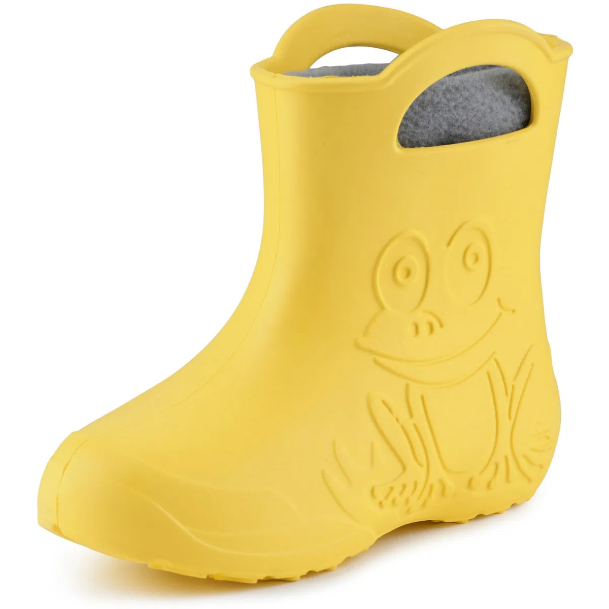 Ladeheid Stivaletti Pioggia Bambino in EVA Termici, Invernali Stivali Pioggia Bambina con Calzino Interno e Motivo a Rana, Scarpe Bambino per Passeggiate LA-CA-03
