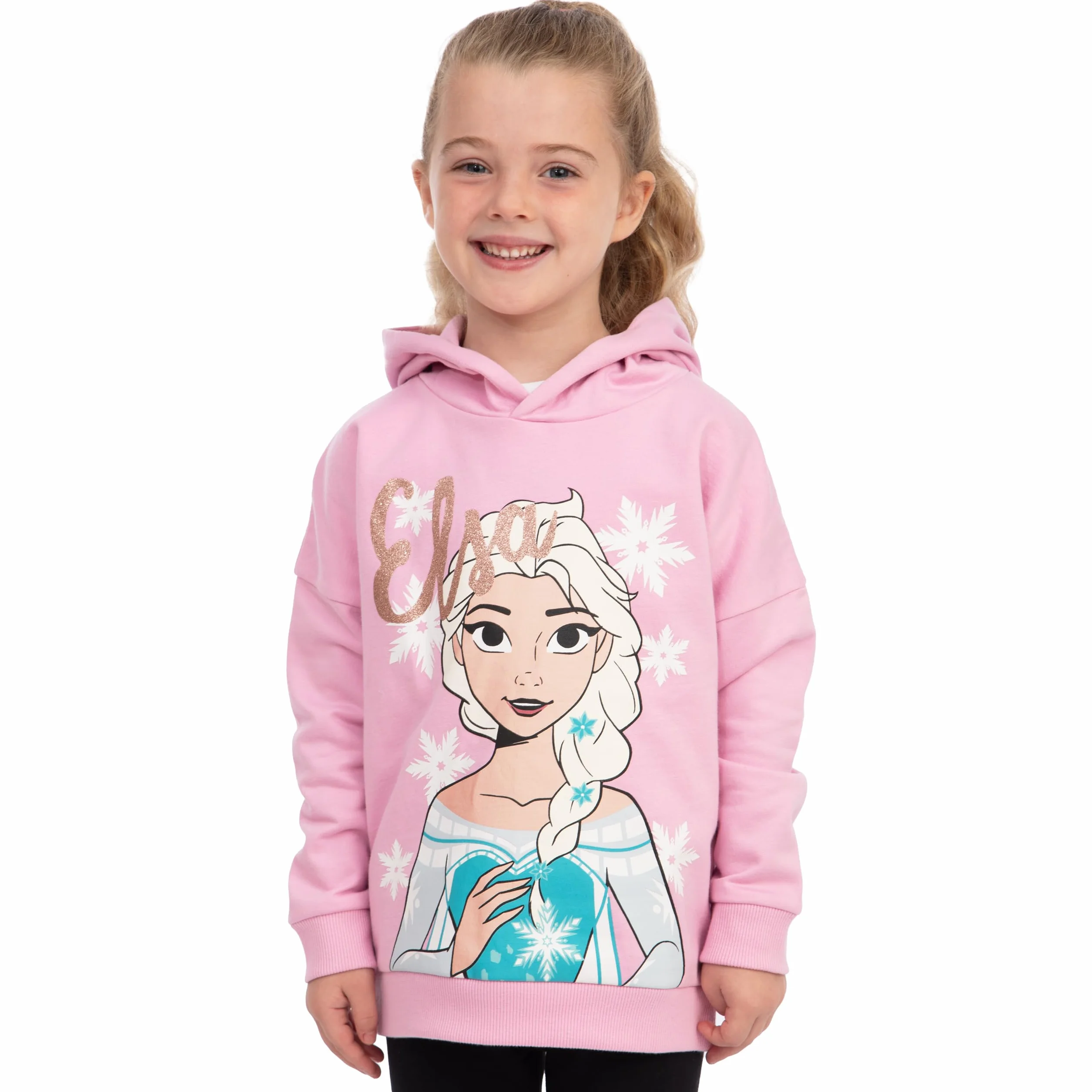 Disney Frozen Felpe Ragazza, Felpa Bambina Cotone, Felpa Ragazza Elsa Frozen