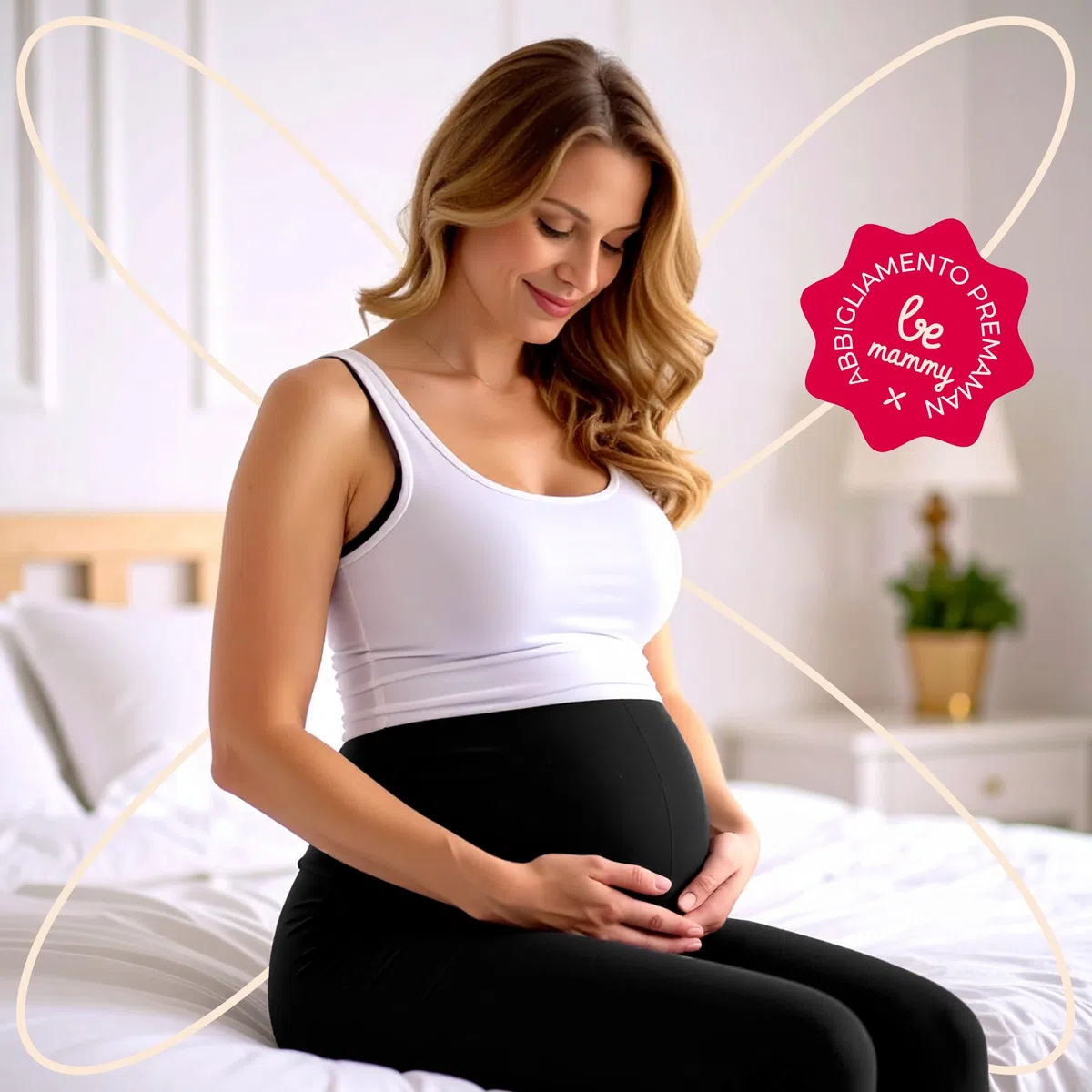 Be Mammy Leggings Premaman Lunghi