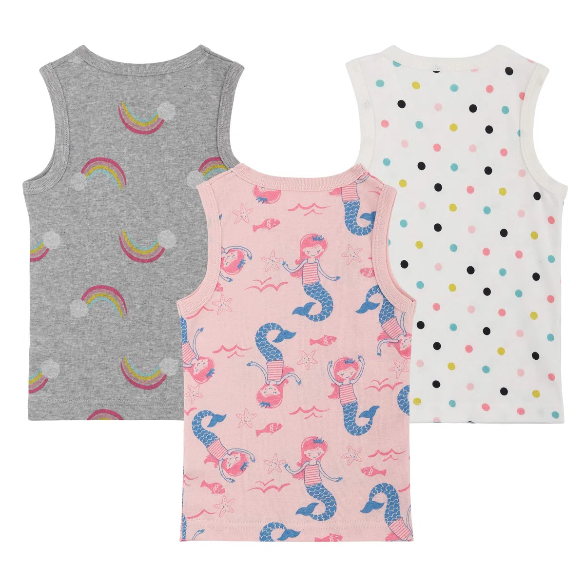 Ragazzi Canottiere Bambino Bambini Cotone Cartone Animato Canotte 3 Pezzi