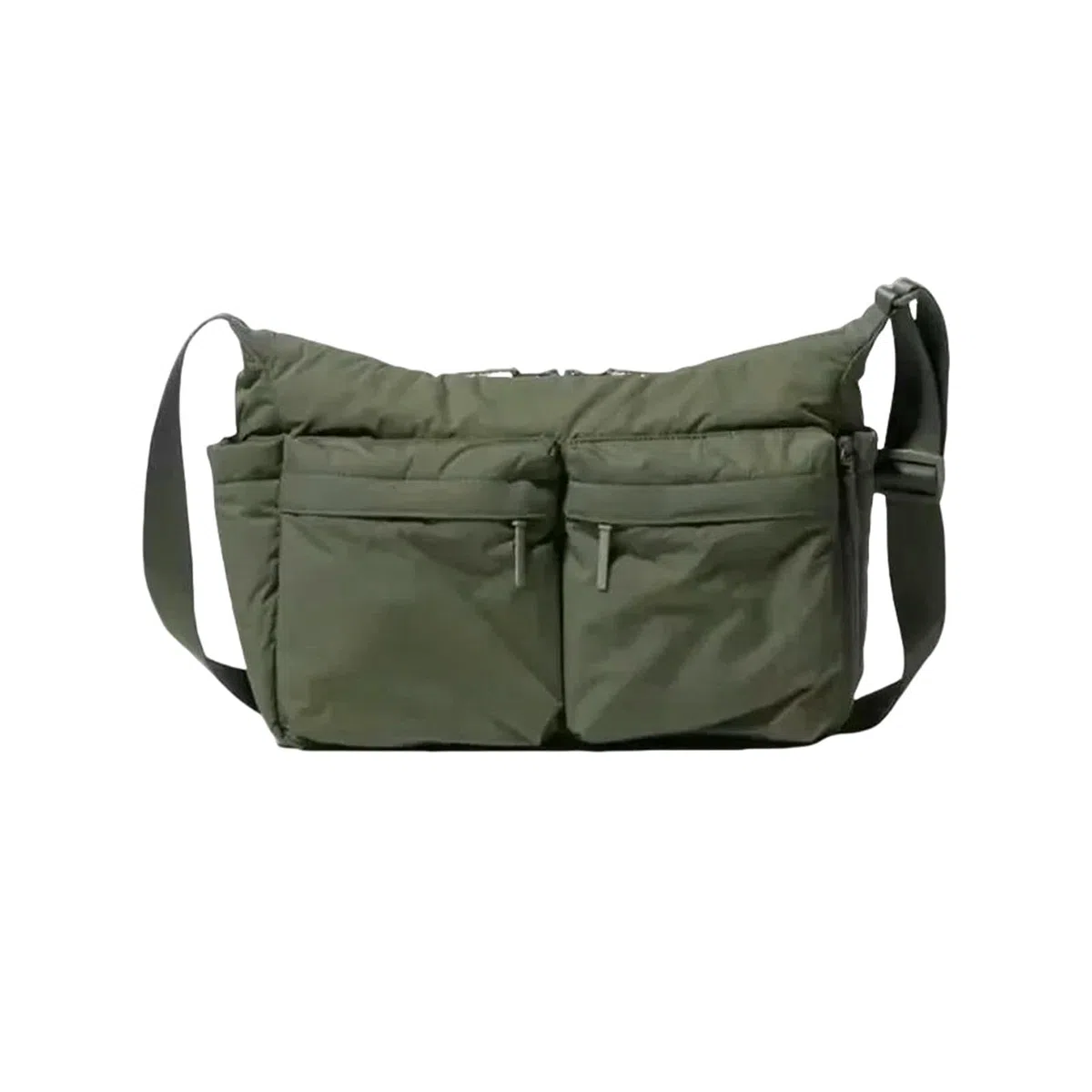 Borsa Donna Borse A Tracolla Multitasche Casual per in Nylon Moda Grandi da Viaggio Shopping Donna-Verde Oliva