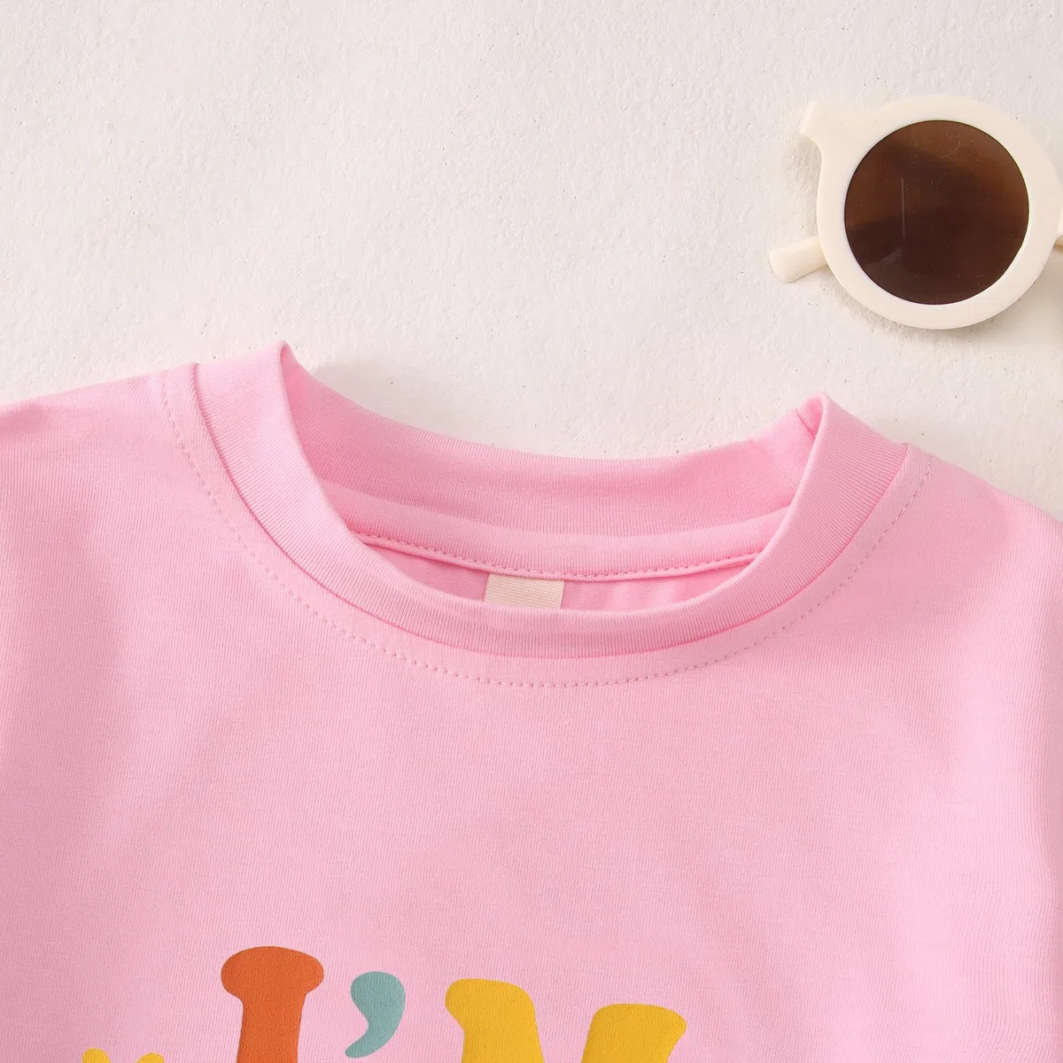 Maglietta per il 2° compleanno per ragazze "I'm Two Cute" Stampante Shirt Secondo Compleanno Camicie Festa di Compleanno Abbigliamento Estivo Manica Corta Top Morbido Girocollo Tshirt 2 Anni Bambini
