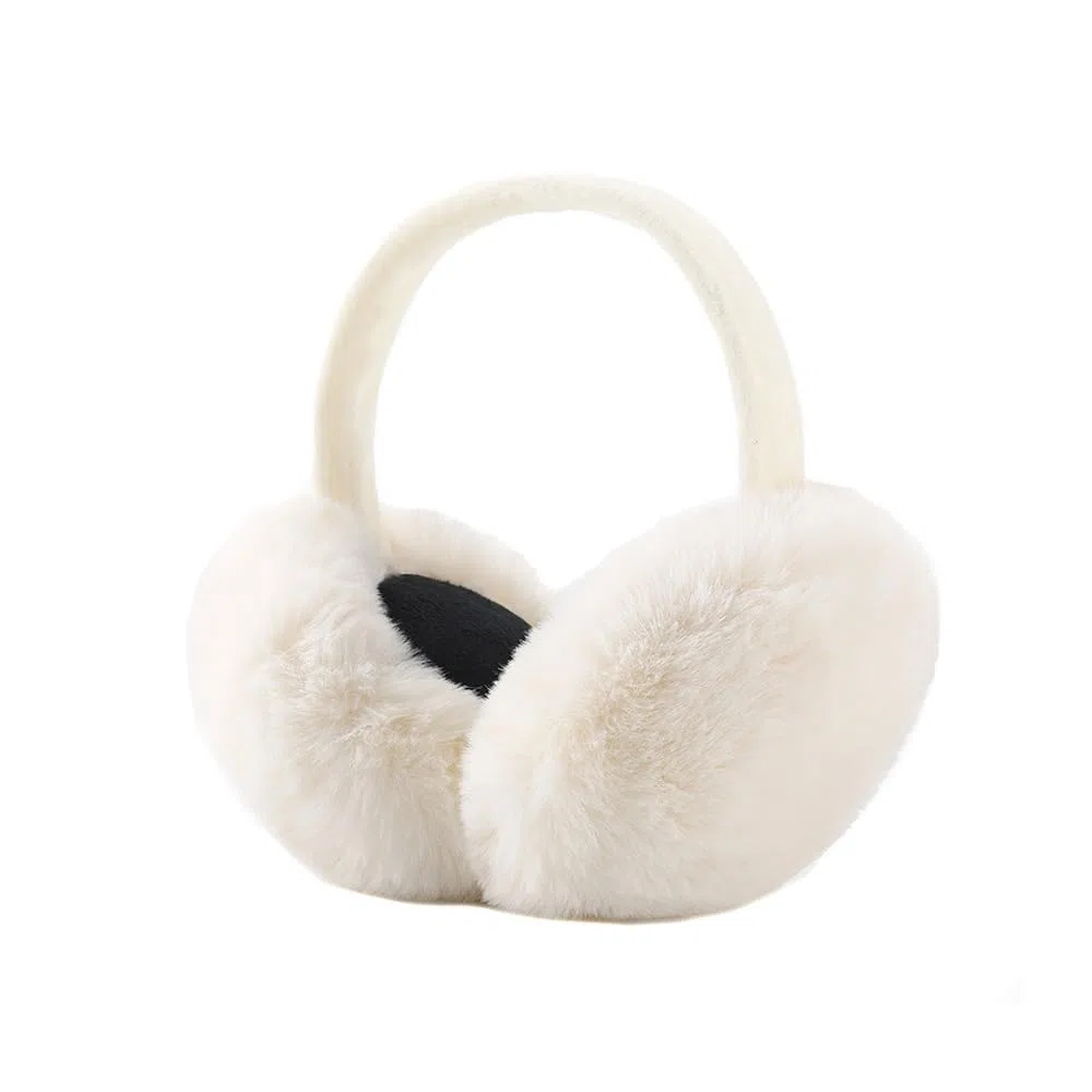 Paraorecchie Invernali da Donna Plush Pieghevoli per Calore delle Orecchie in Pelliccia Sintetica Calde per Il Freddo Peluche Earmuffs per Ragazze Donne