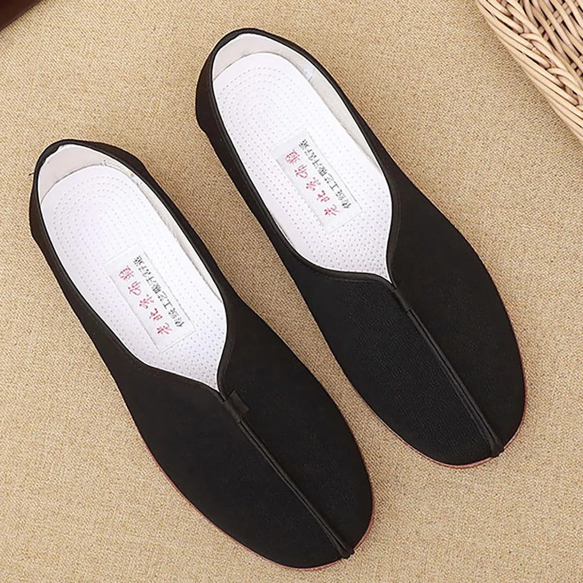 Generico Scarpe Tradizionali Cinesi per Arti Marziali Kung Fu, Scarpe Leggere per Allenamento di Arti Marziali Kung Fu, Scarpe Tradizionali Cinesi in Stoffa Tai Chi della Vecchia Pechino