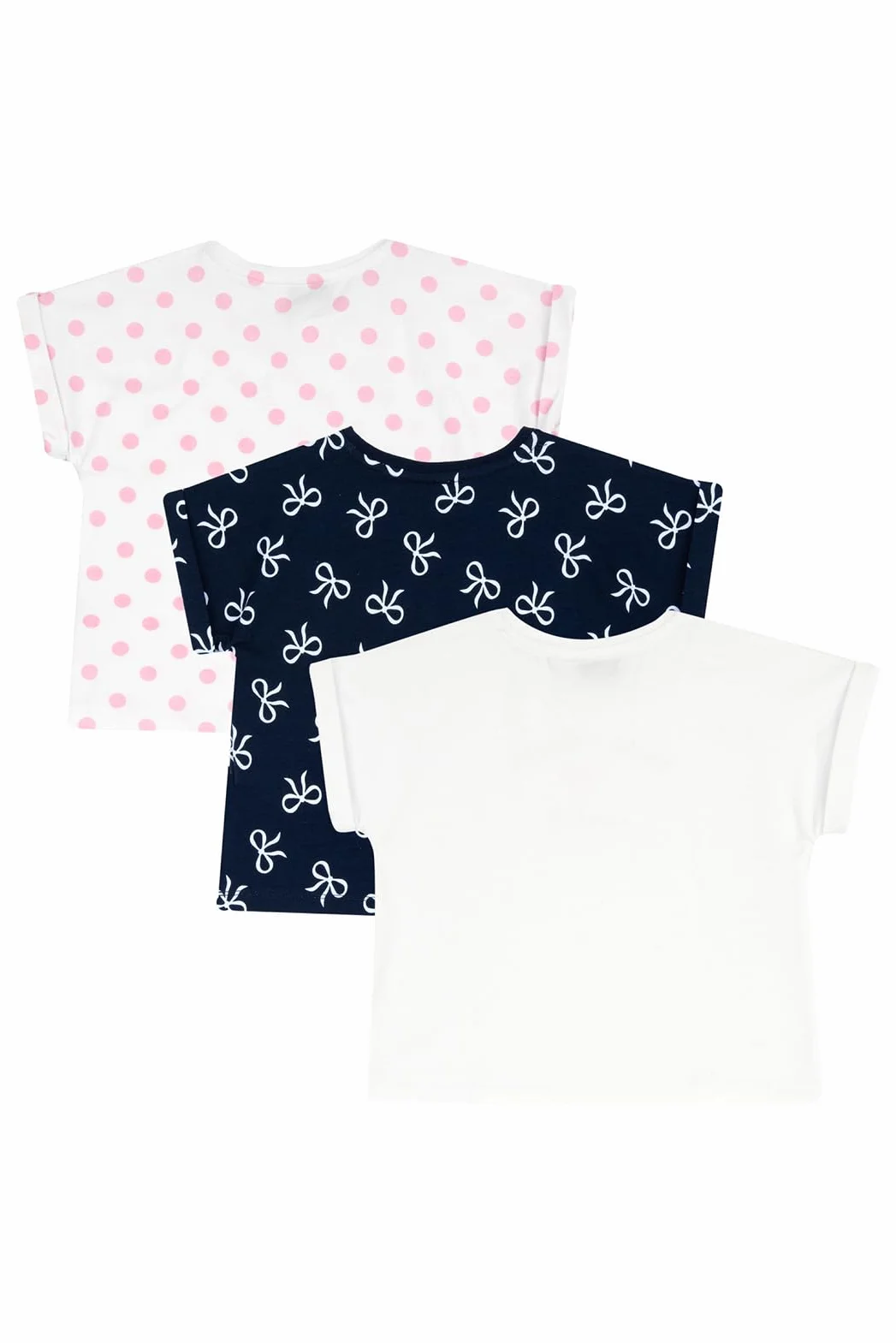 Chicco, T-Shirt Bambina, Set di 3 Magliette a Maniche Corte, in 100% Cotone, Ottimi per la Primavera e L'Estate, Abbigliamento Bambine e Ragazze