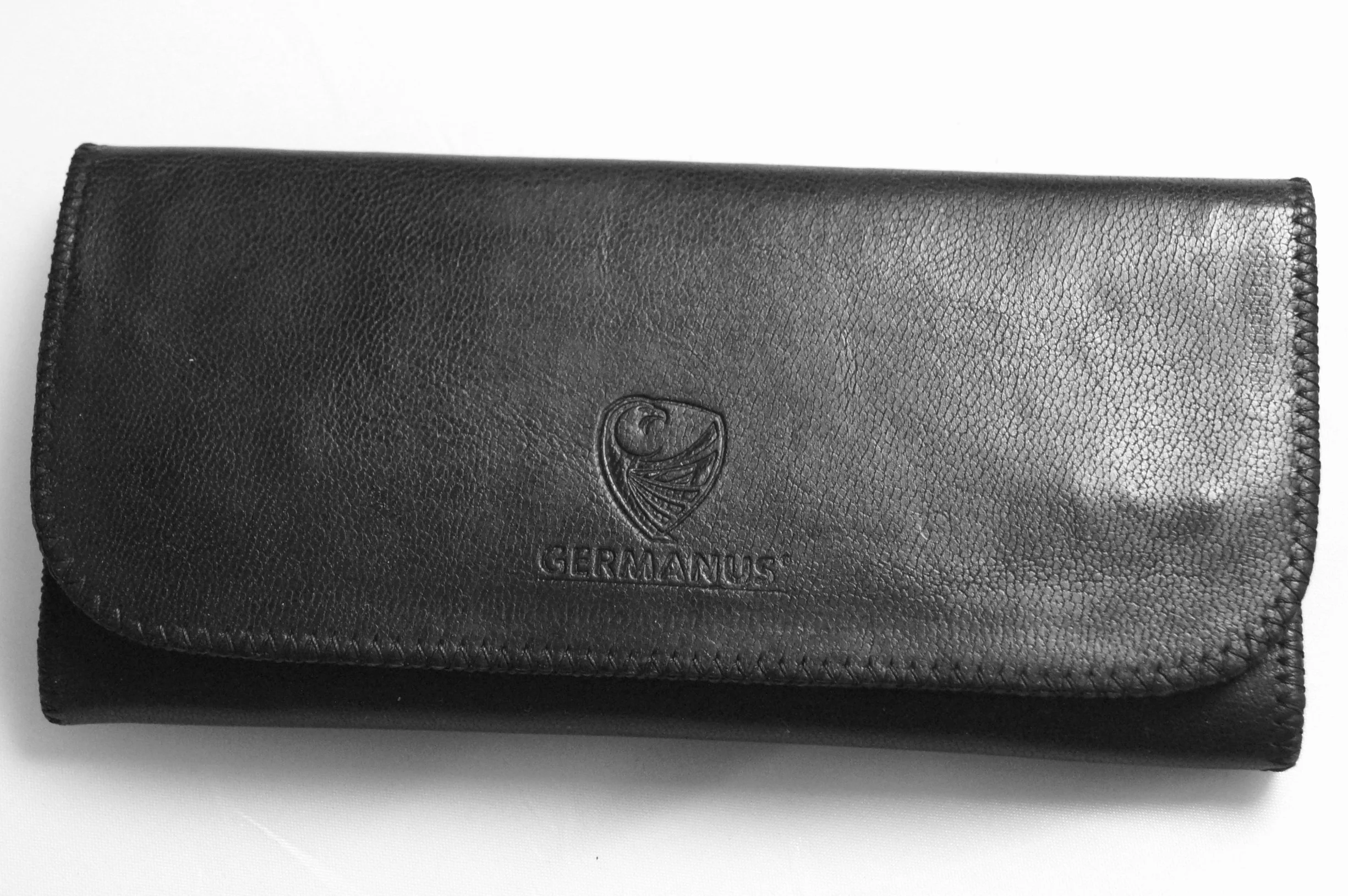 GERMANUS Astuccio Porta Tabacco - Made in EU - Vera Pelle, Furvus