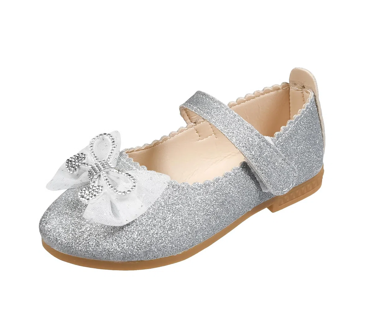 Scarpe Principessa Bambina Bimba Glitterate Scarpe Ragazza con Paillettes Eleganti