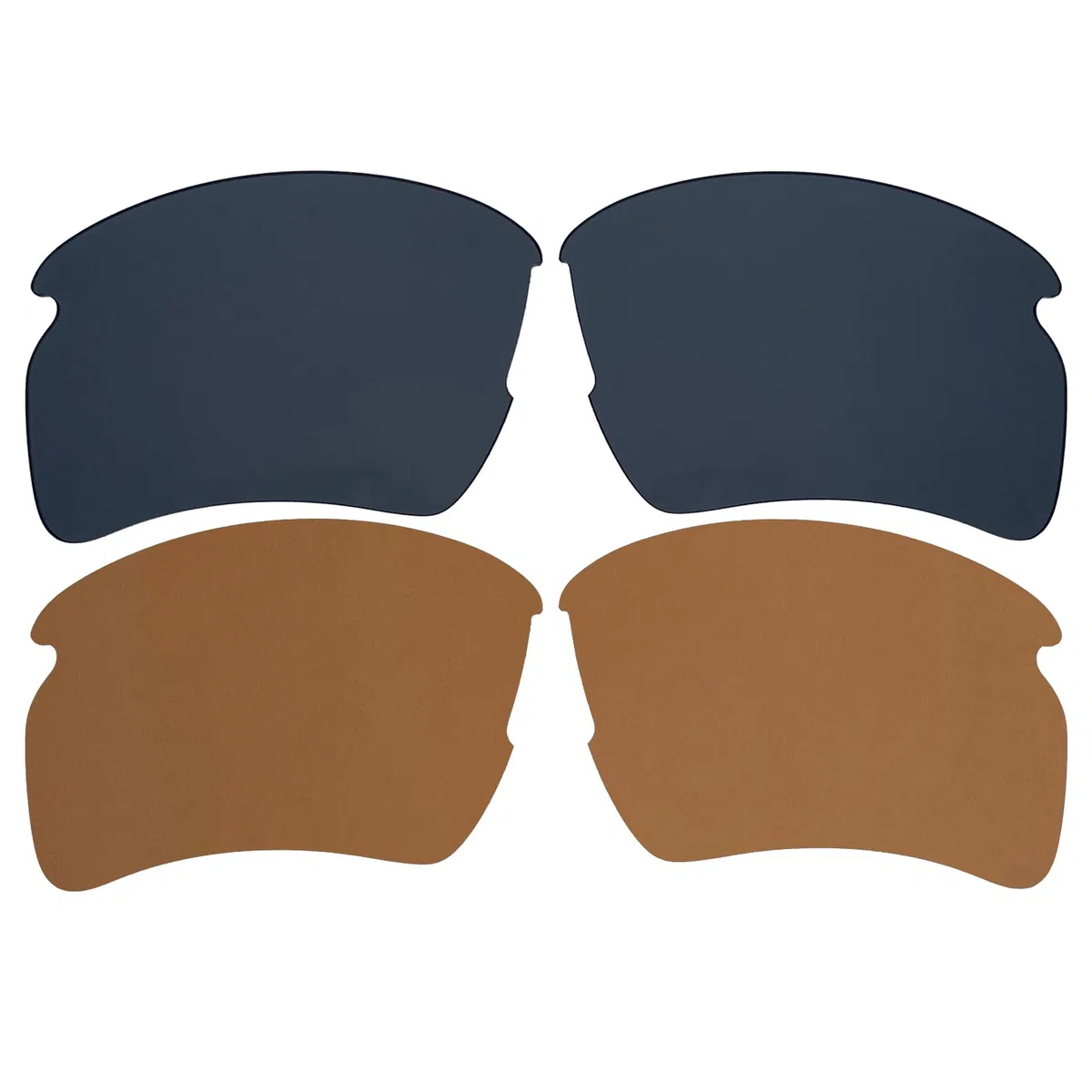 Lenti di ricambio per Oakley Flak 2.0 XL OO9188 polarizzate spessore 1,5 mm prevenzione del sale resistente agli oli