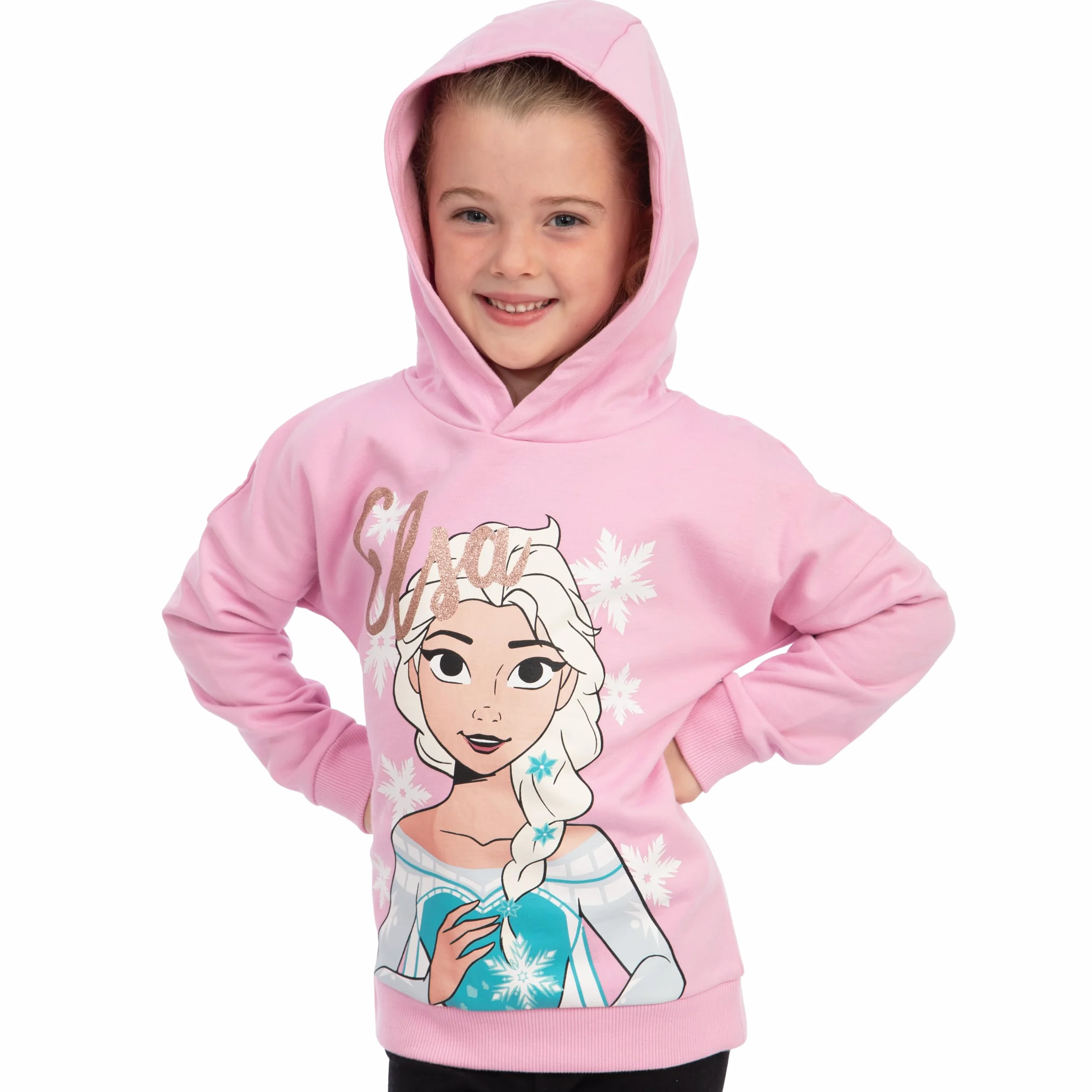 Disney Frozen Felpe Ragazza, Felpa Bambina Cotone, Felpa Ragazza Elsa Frozen