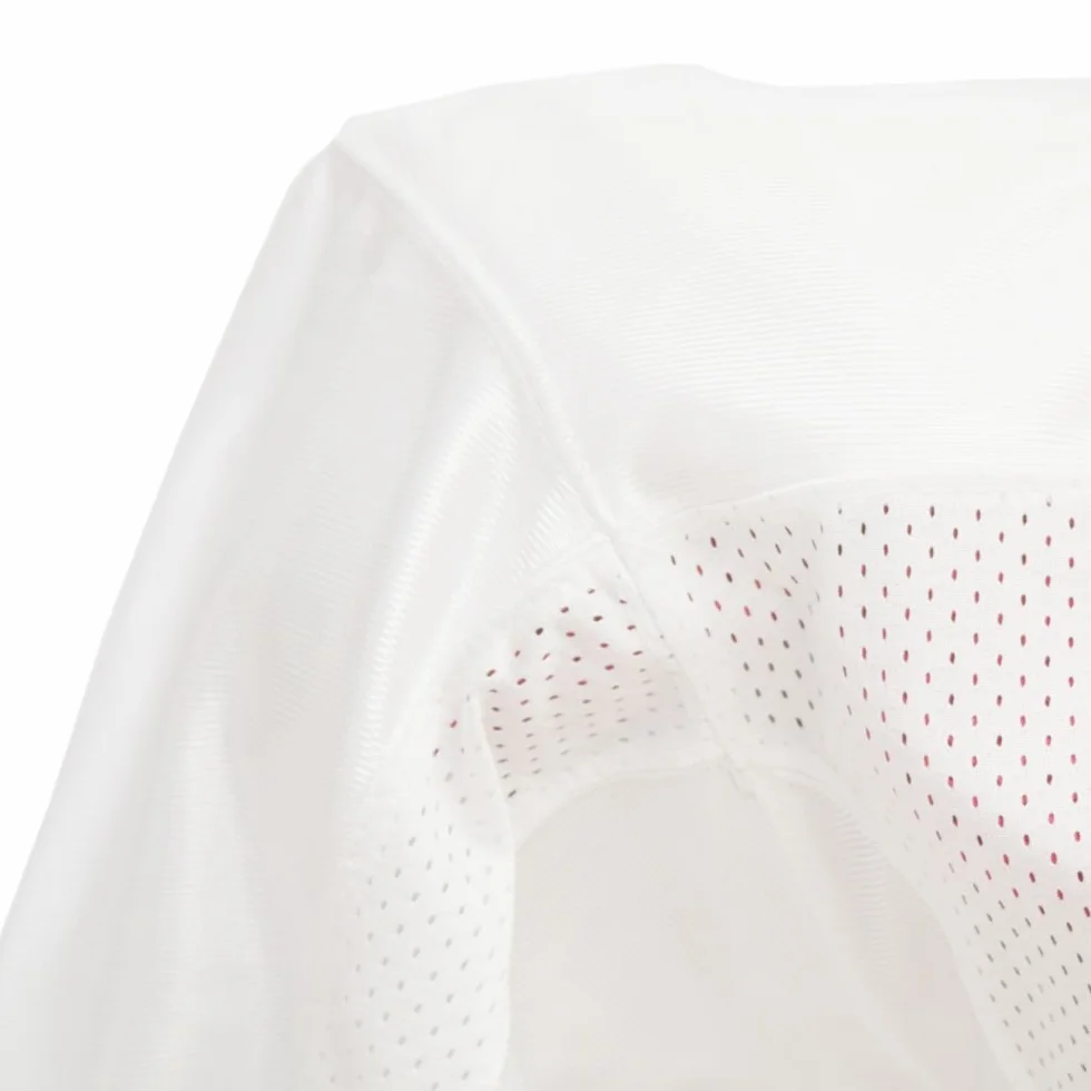 BARNETT FJ-2 - Maglia da football americano, in jersey, colore: Bianco