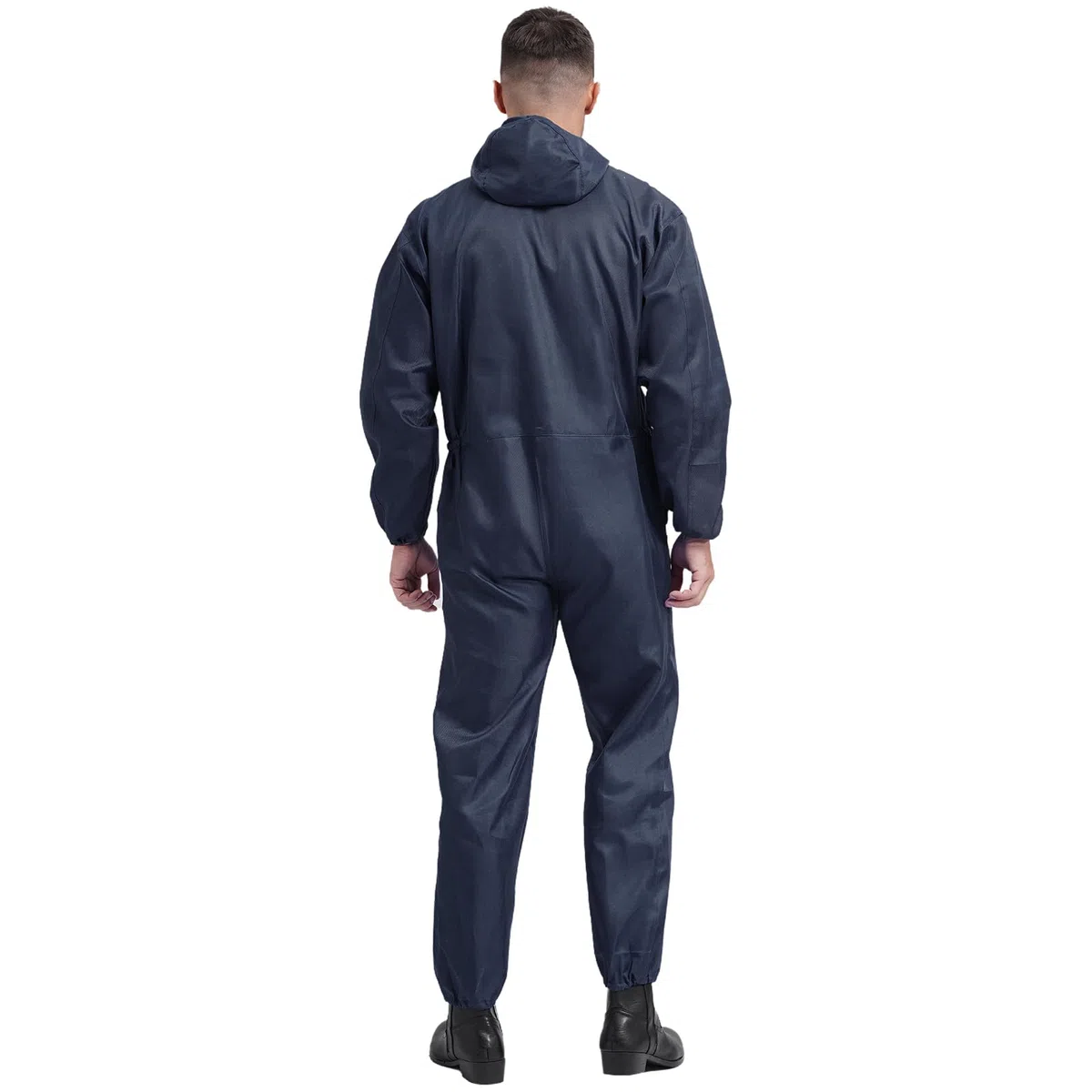 Oyolan Tuta da Lavoro Uomo Tuta Lavoro con Cerniera Multi Tasche Abbigliamento da Lavoro Meccanico S-4XL