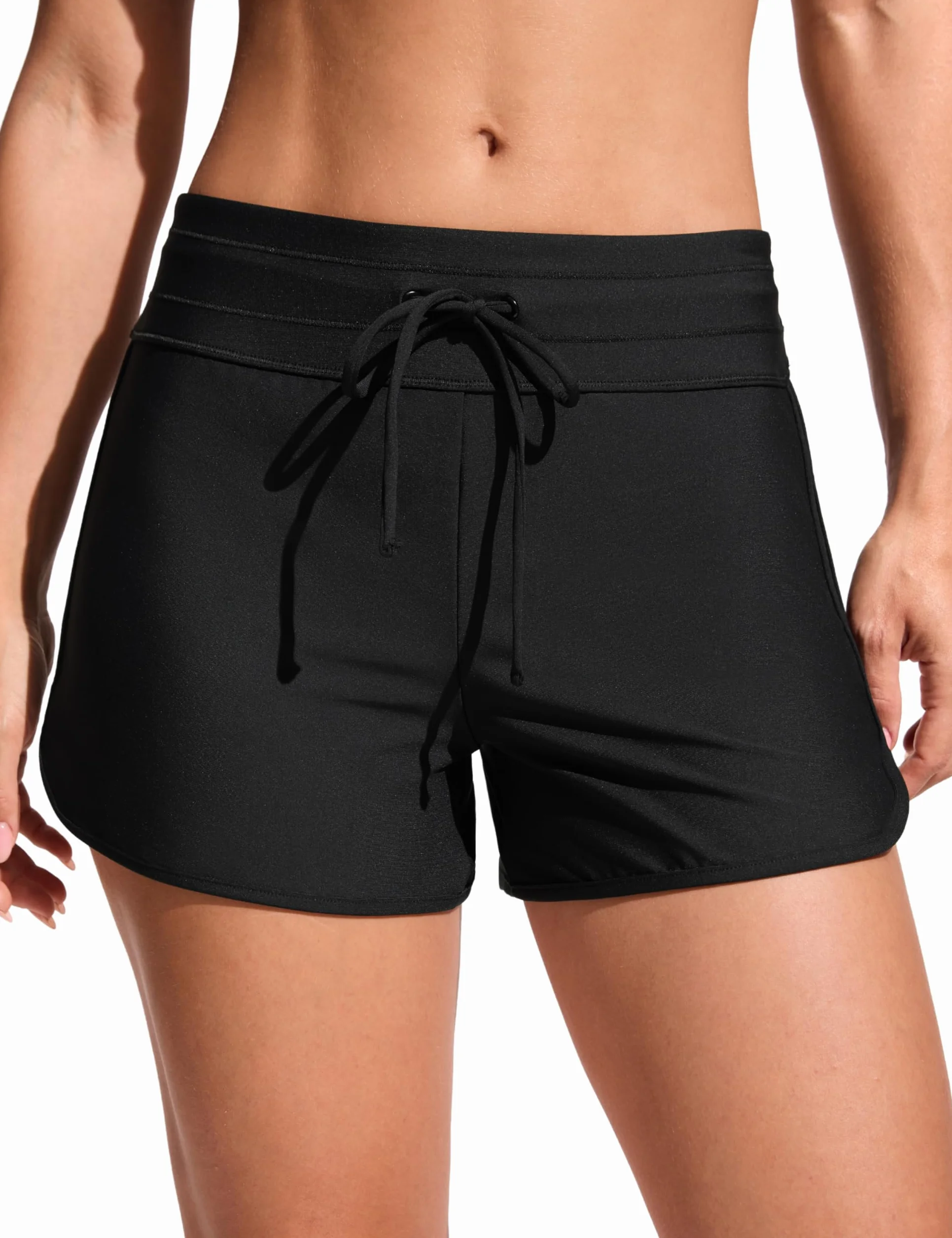 CRZ YOGA Pantaloncini da Bagno da Donna Pantaloncini da Bagno con Coulisse ad Asciugatura Rapida da - 7.6 CM