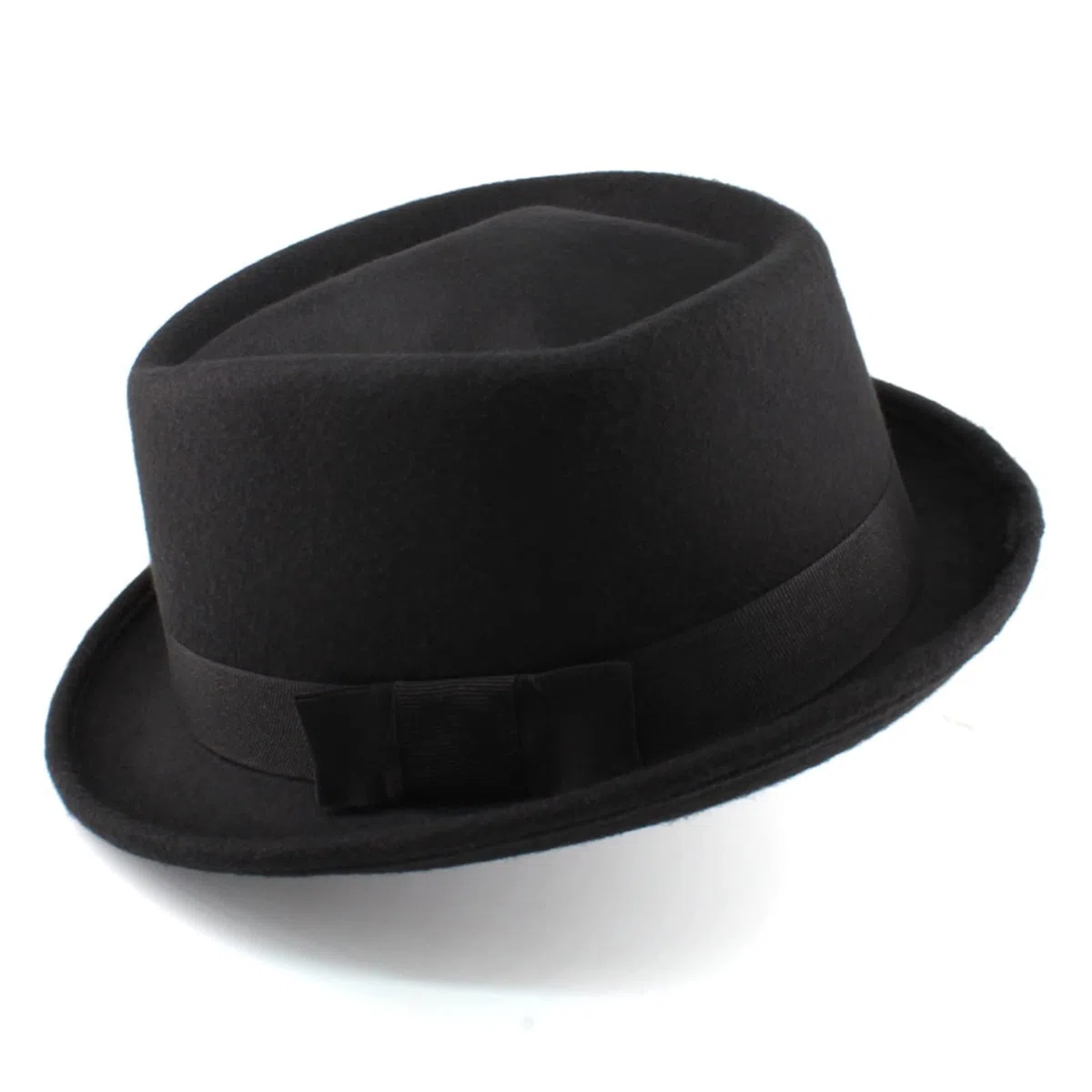 GeRRit Uomo Donna Diamond Top Pork Pie Cappelli Fedora Cappello da Sole Trilby Cappellini Jazz Party Viaggi Outdoor Taglia US 7 1/4 UK L