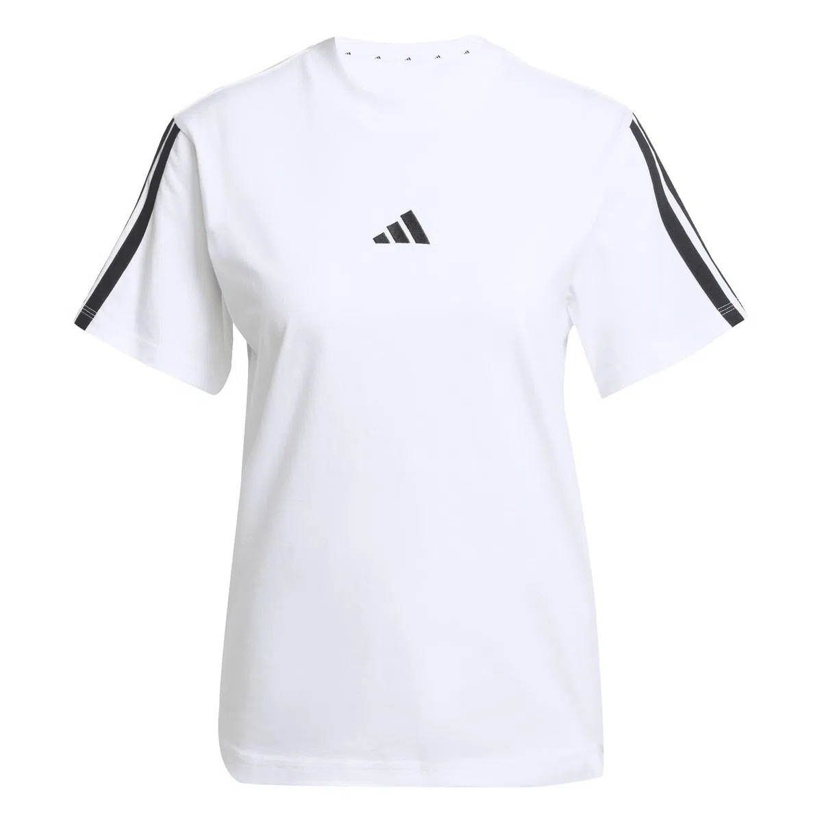 adidas Essentials 3-Stripes Sleeve Cotton T-Shirt T-Shirt Donna