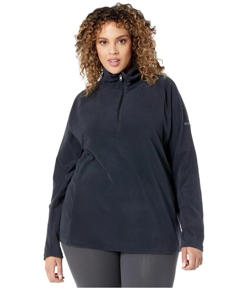 Columbia Glacial IV, Maglione in pile con cerniera a mezza lunghezza, Donna, Rosso (Beet Red/Daredevil), Taglia XL