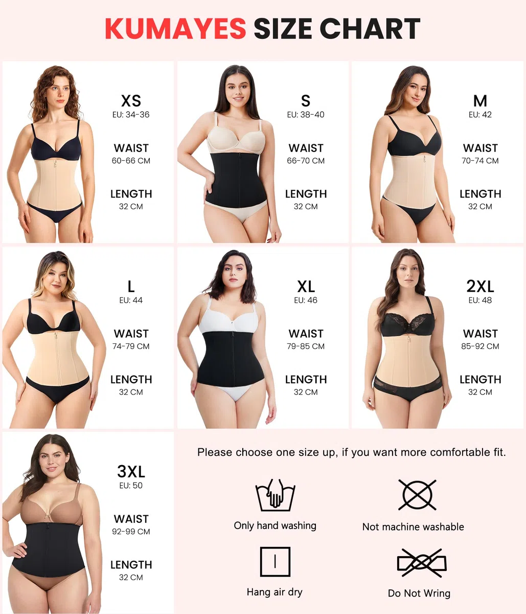 KUMAYES Donna Body Contenitivo Modellante Dimagrante Corsetto Stringivita Vita Intimo Fascia Post Parto Shapewear Snellente