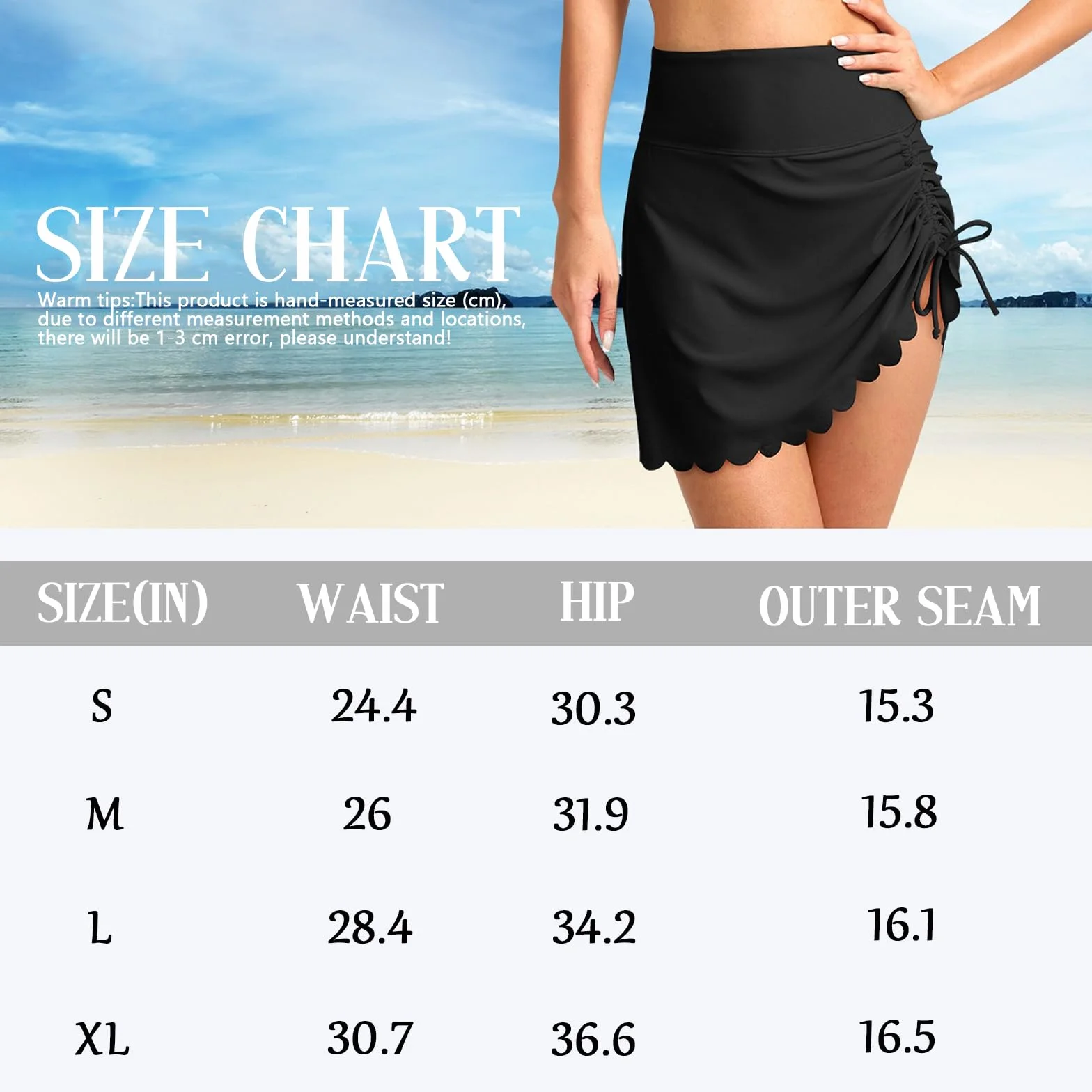 Donna Gonna da Nuoto Pantaloni da Bagno con Coulisse Sexy Vita Alta Bikini Gonna da Sportivo con Slip Integrato Ruched Elastico Spiaggia Costumi da Bagno per Sport Acquatici