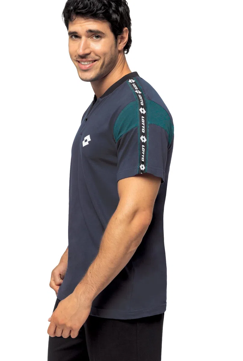 Pigiama Corto Uomo Cotone *Lotto* Estivo, Sportivo Pantaloncino T-Shirt