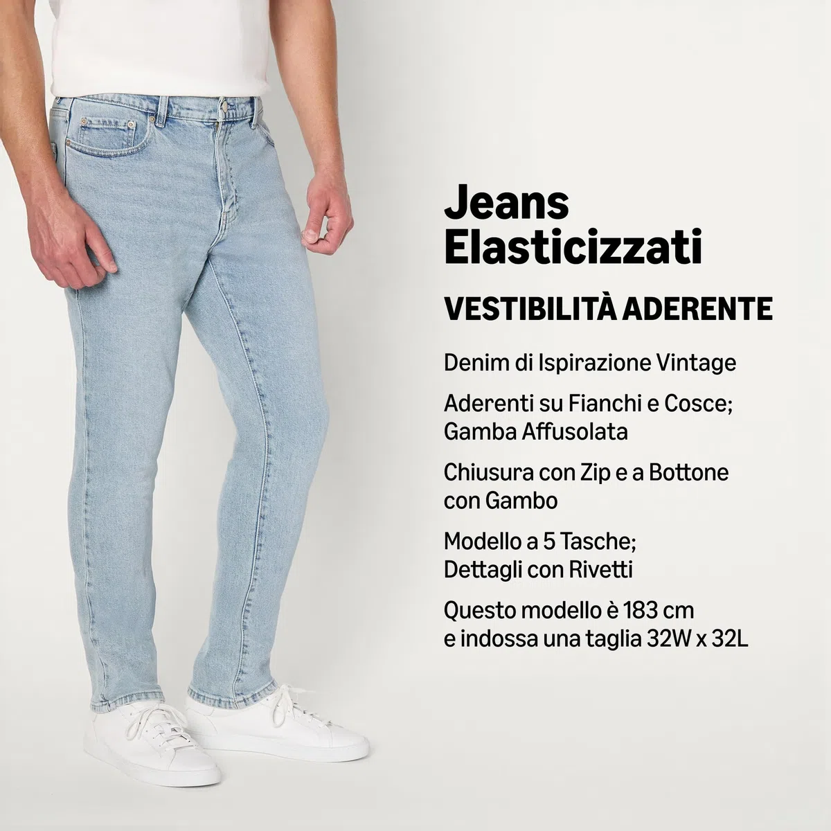 Amazon Essentials Uomo Jeans Slim Fit