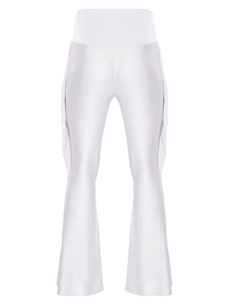 iEFiEL Body da Ballo Latino Uomo Scollo a V Manica Lunga e Pantaloni Con Nappe Vestito con Strass Abito da Ballo Danza Classica Tango Samba Rumba Jazz Salsa Jumpsuit