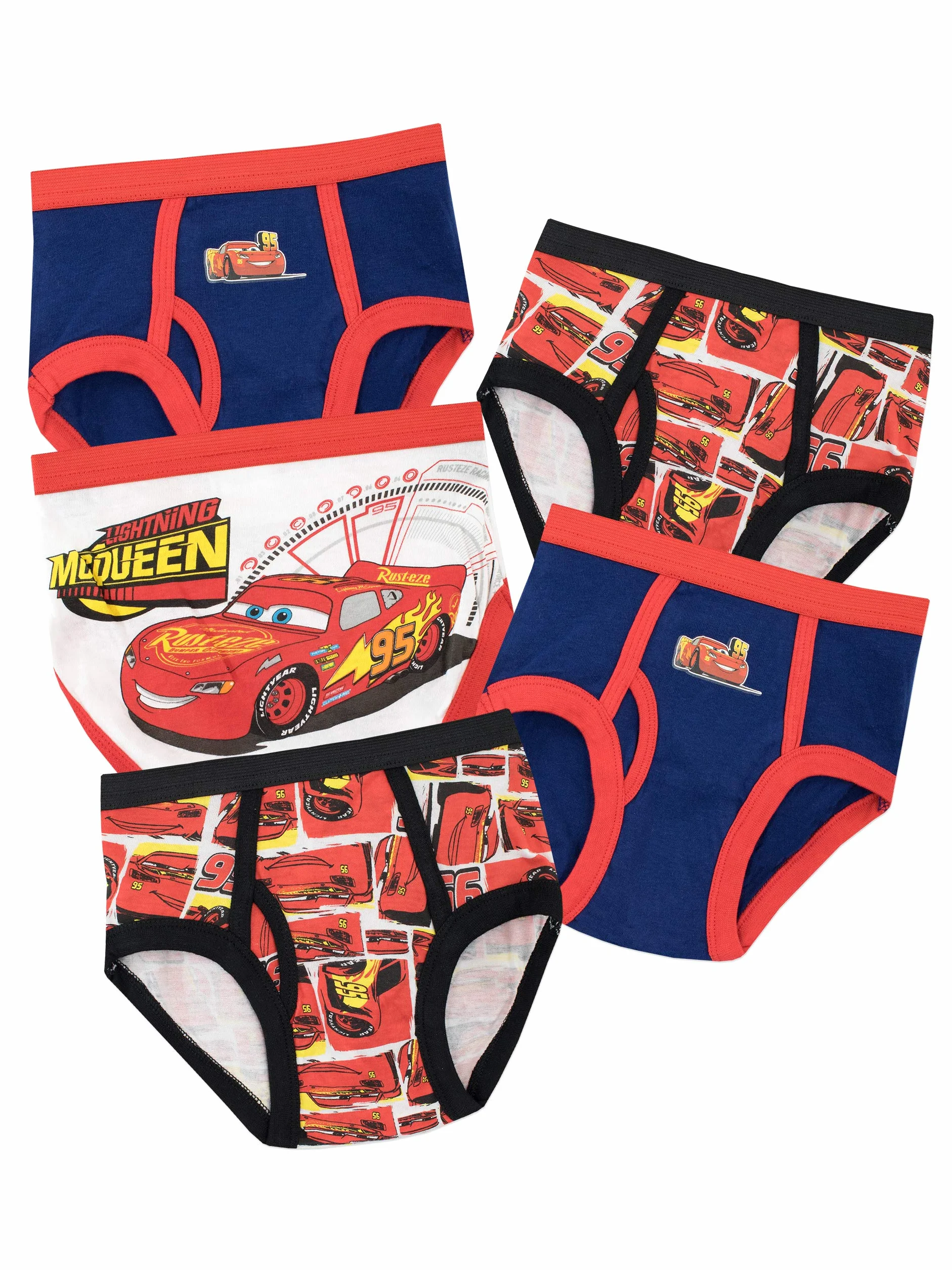 Disney Biancheria Intima delle Ragazzi Cars Confezione da 5