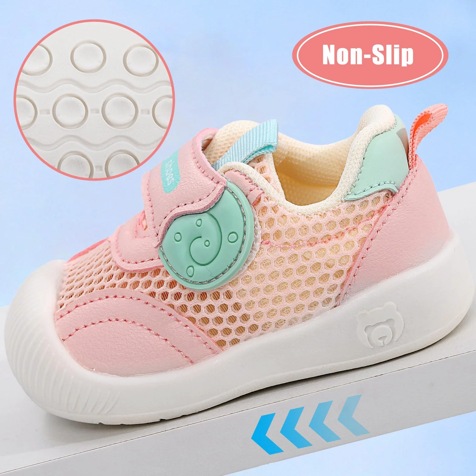 MK MATT KEELY Scarpe Neonato Scarpe Primi Passi Scarpe da Antiscivolo con Coda Carina Unisex-Bimbi