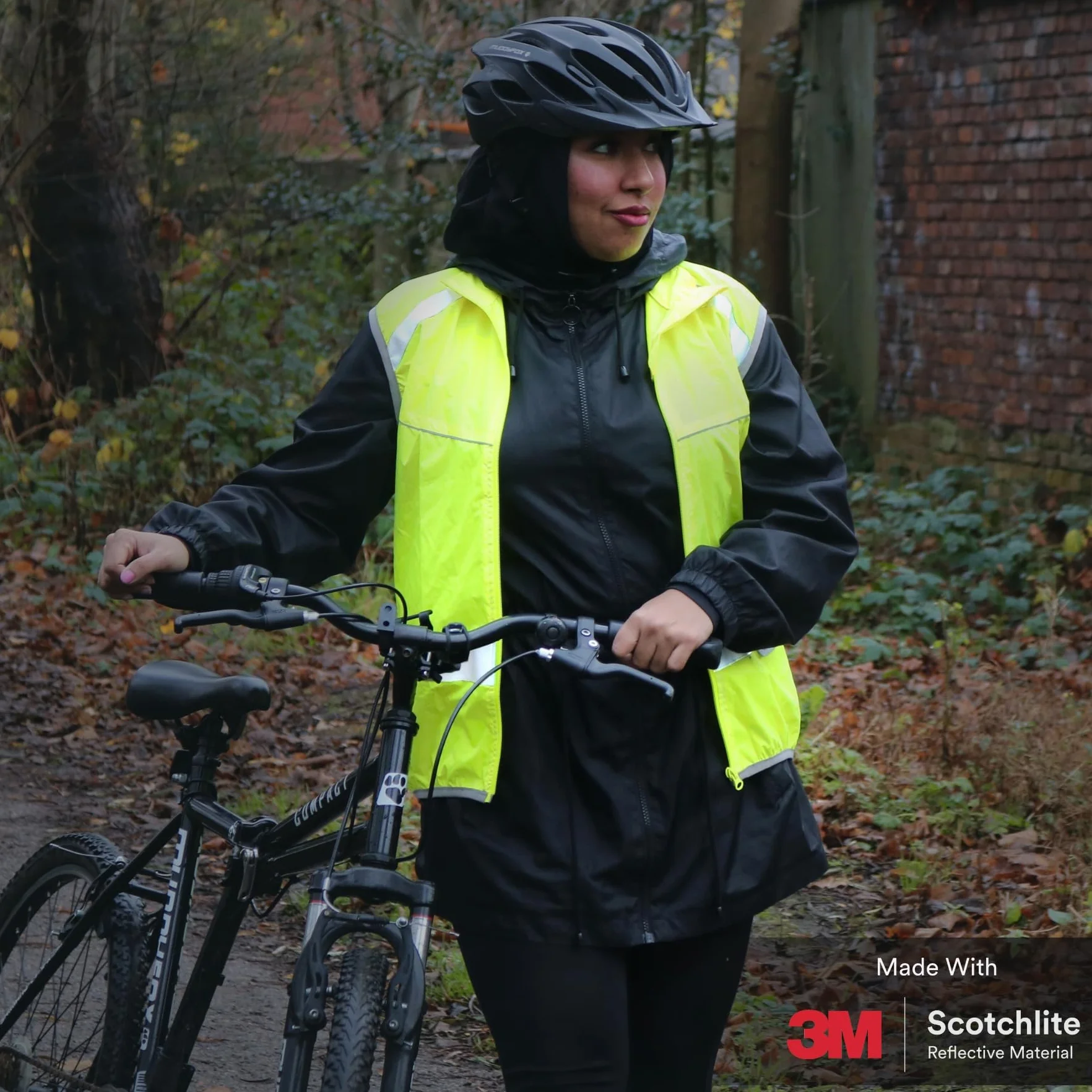 Salzmann Gilet da Ciclismo | Realizzato con 3M Scotchlite | Gilet Leggero con Inserti in Rete Traspirante