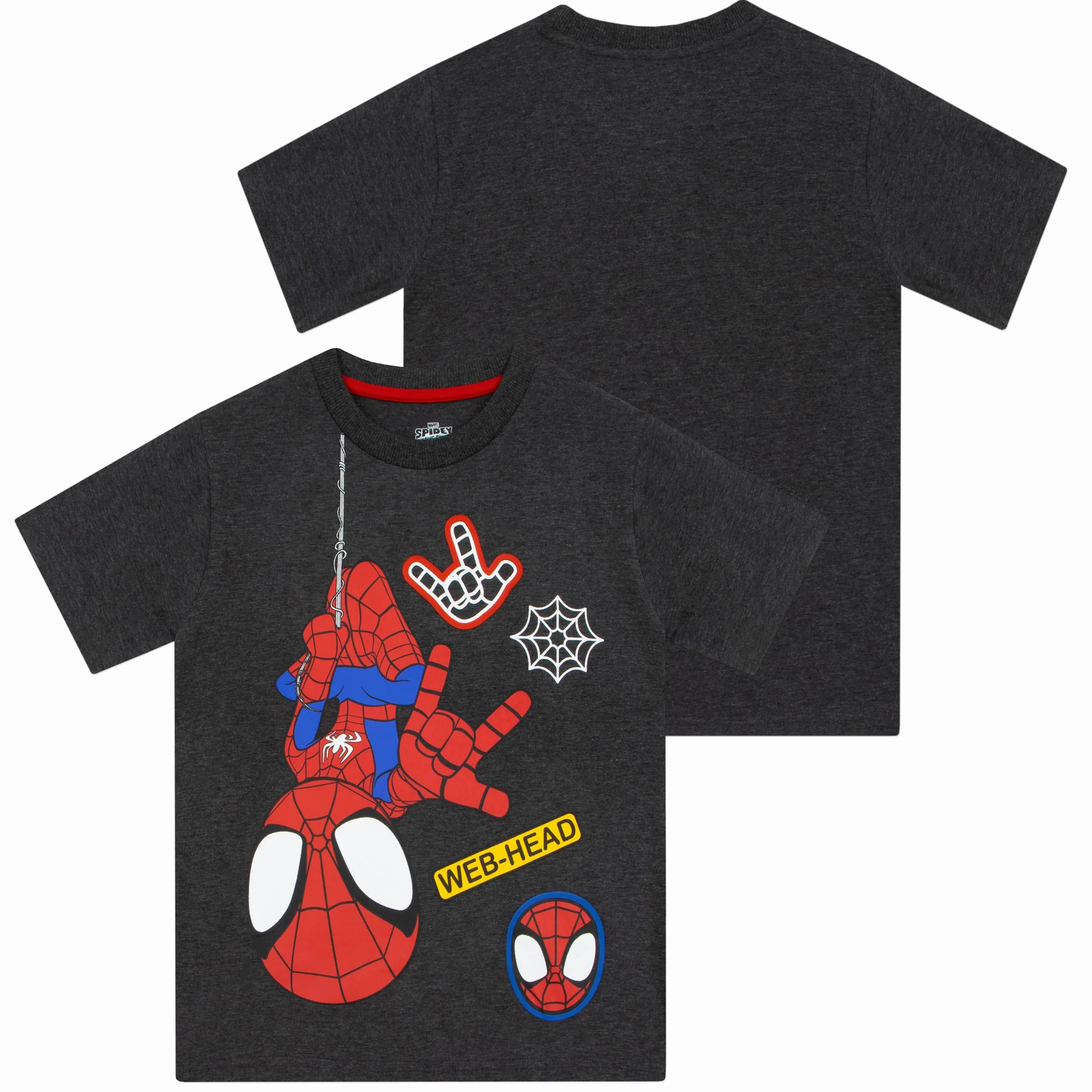 Marvel Abbigliamento Bambini e Ragazzi | Spidey And His Amazing Friends Set di Pantaloncini e Maglietta | Maglietta Spiderman Bambino