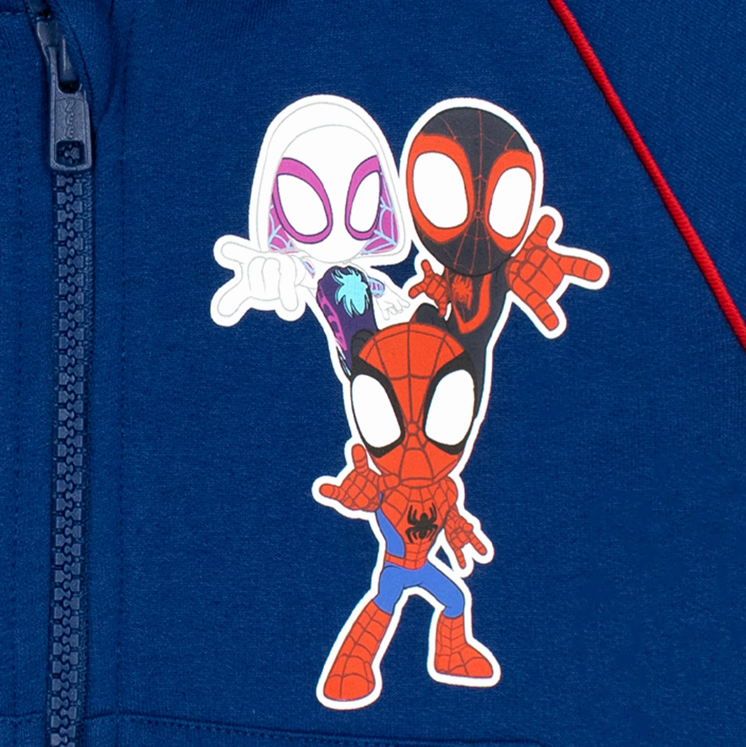 Marvel Felpa Spiderman | Maglia Bambino con Spidey e i Suoi Straordinari Amici | Felpe con Zip | Abbigliamento Spiderman