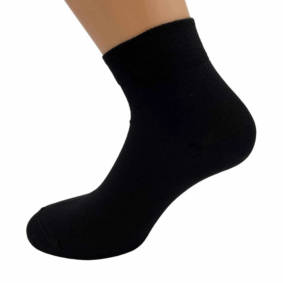 Frencis - Calzini in Bamboo, 6 Paia, Fantasmino o alla Caviglia, Bianco, Blu e Nero, Traspiranti, Punta e Tallone Rinforzati