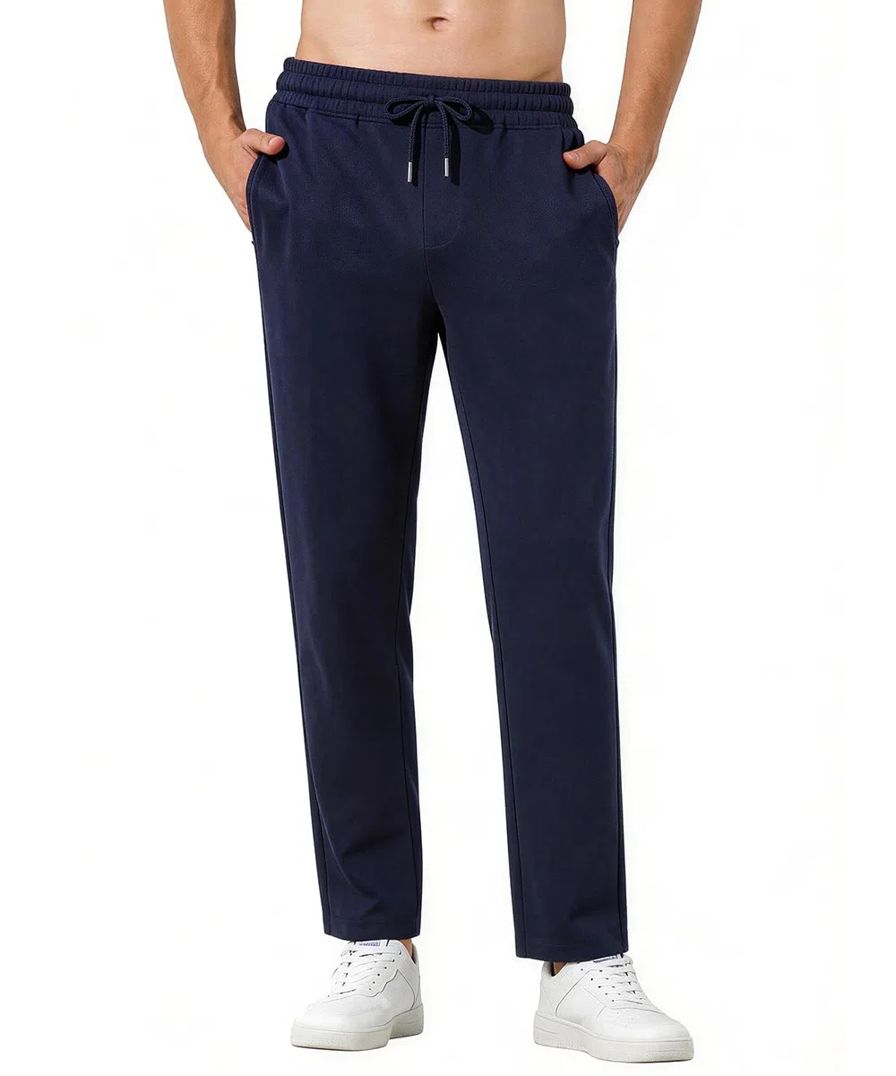 Arjen Kroos Pantaloni Tuta Uomo Cotone Casual, Pantaloni Uomo Elastico Vita con Coulisse da Ampia Pantalone per Relax e Sport