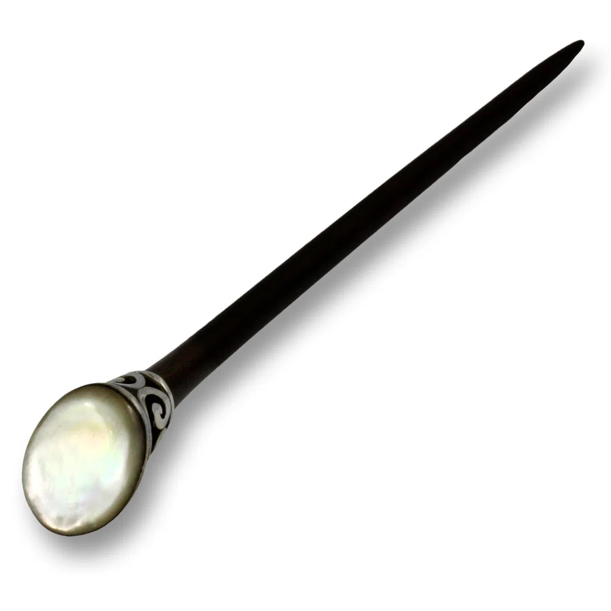 ISLAND piercing fatti a mano in legno con capelli ago Pelmutt e acciaio inox HN204