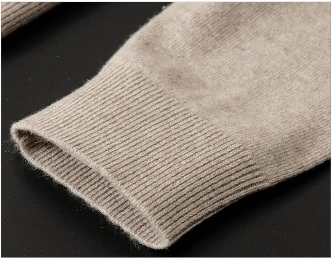 Rfmfkkg Maglione Classico da Uomo Girocollo Girocollo Pullover Lavorato A Maglia Caldo Misto Cotone Cashmere