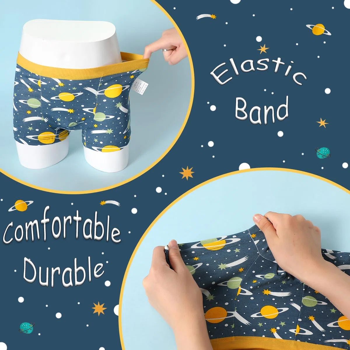 12 Pack Dinosauro Cartoon Boys Boxer per 2-12 Anni Baby Kids Underwear Toddler Boyshort Mutandine morbide