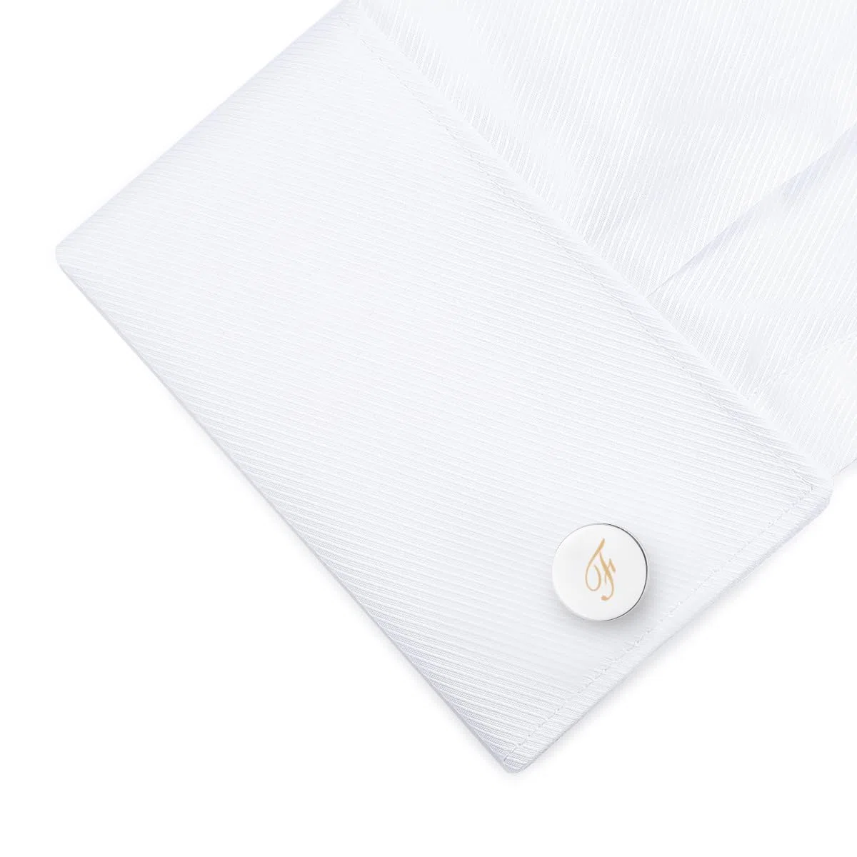HONEY BEAR Gemelli & Fermacravatta Uomo con Iniziali Alfabeto Lettera per Camicia Matrimonio Commercio Regalo,Argent 5.4cm (F)