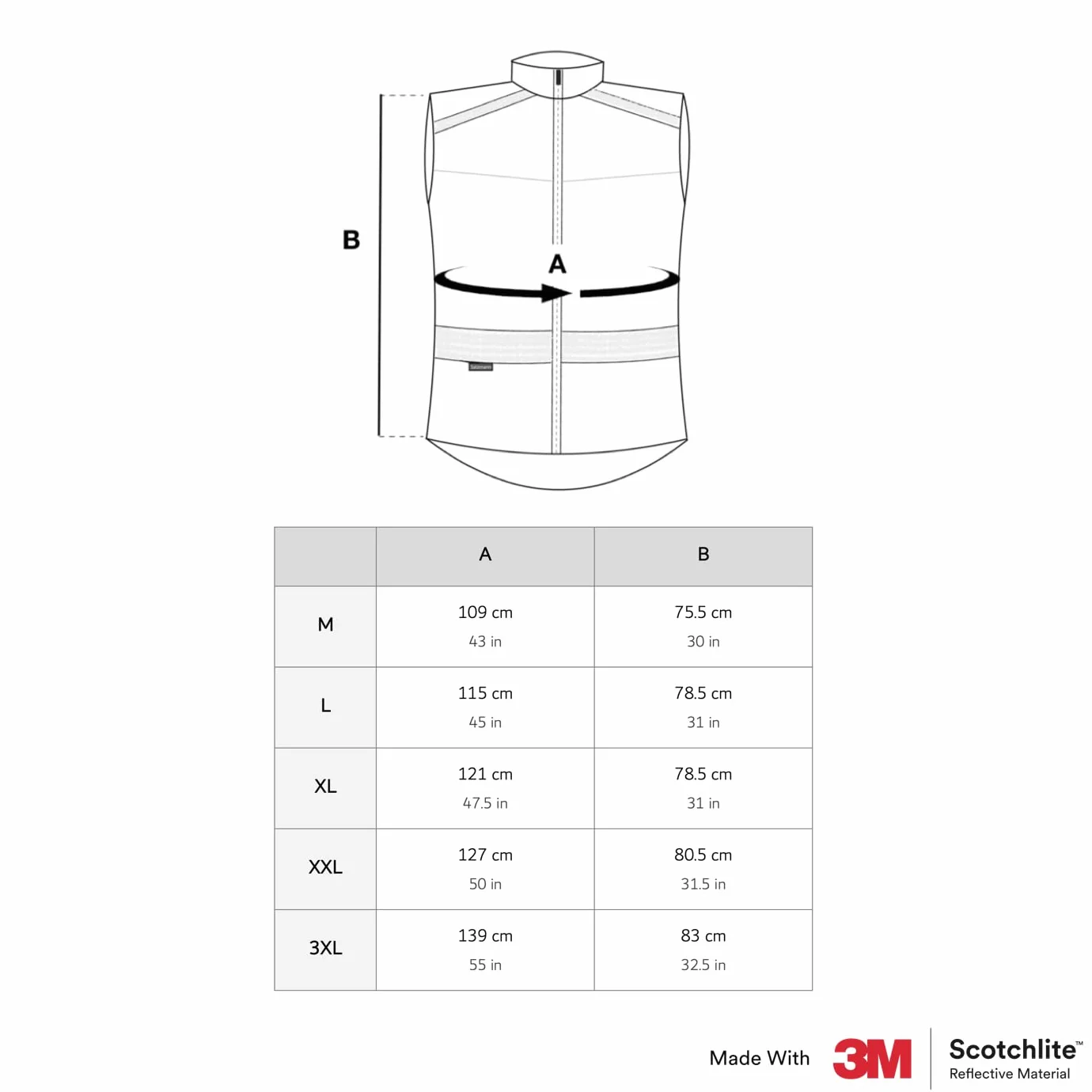 Salzmann Gilet da Ciclismo | Realizzato con 3M Scotchlite | Gilet Leggero con Inserti in Rete Traspirante