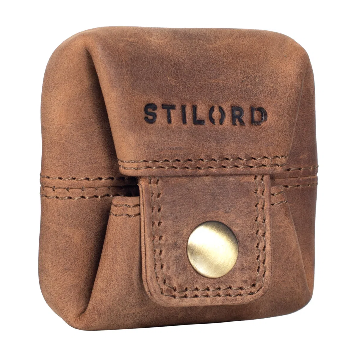 STILORD “Claron” Portafoglio Piccolo in Pelle Porta Spicci per Uomo Donna Borsellino Mini Vintage in Cuoio Portamonete Retro Retro Wallet Colore:nero