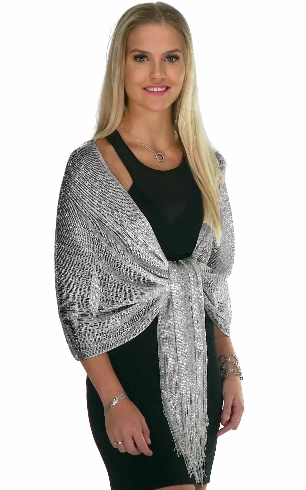 ShineGlitz Scialli e involucri per abiti da sera, scialli e impacchi da donna, scialli eleganti e impacchi per abiti da sera
