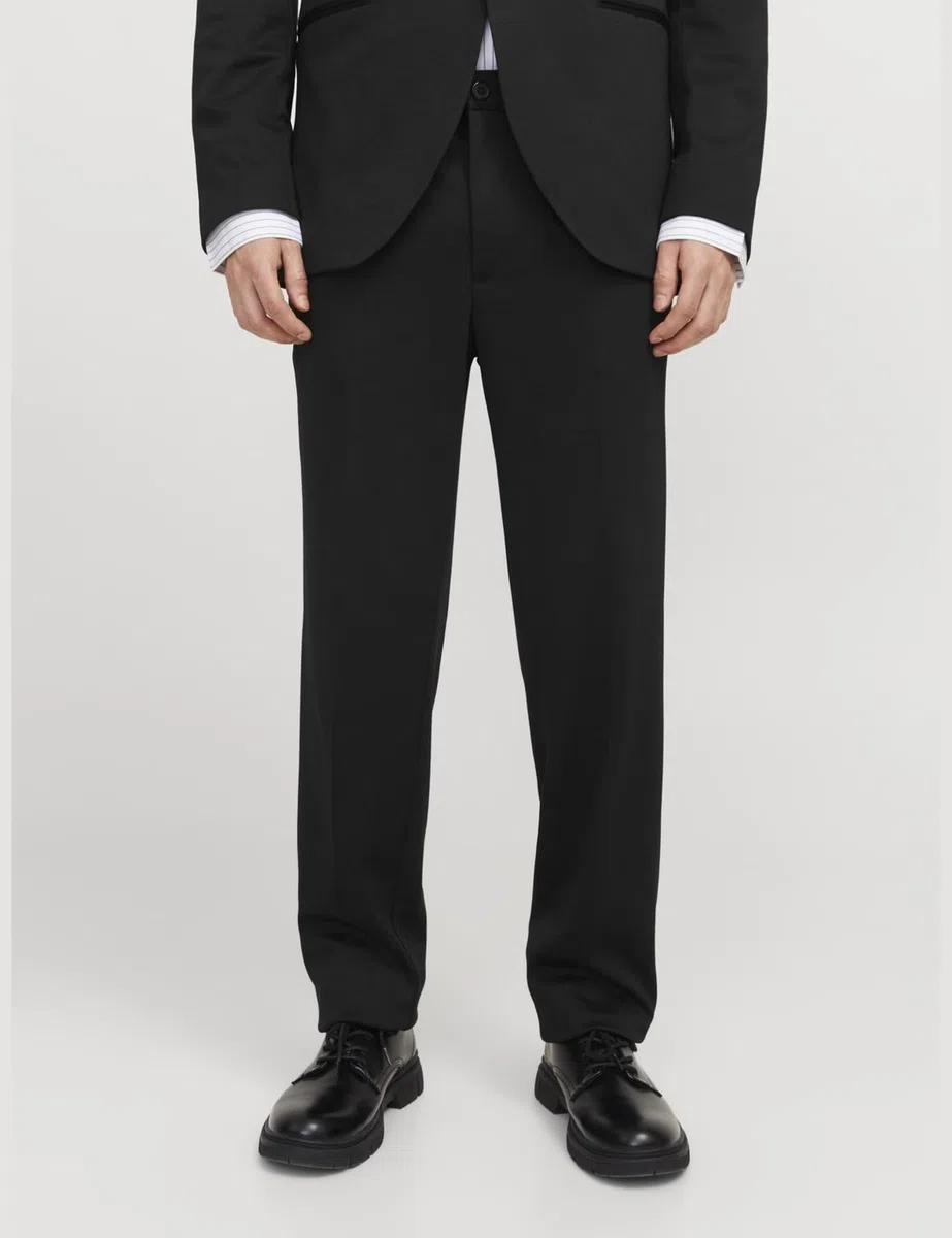JACK & JONES Jjejaxon-Pantaloni in Jersey Tessuto Uomo