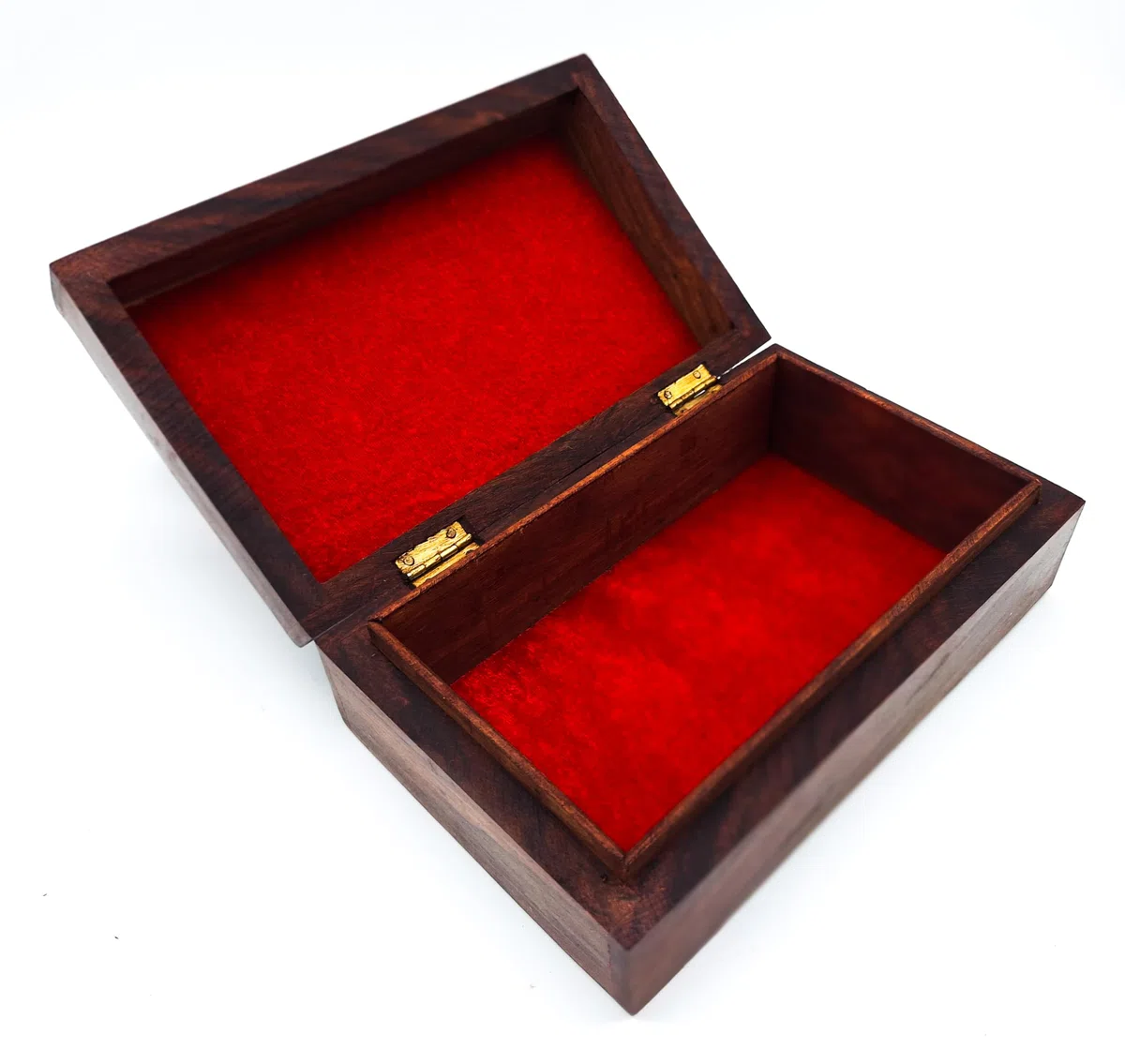 Scatola in legno fatta a mano, misura L, con simbolo Mantra Om Aum, ideale come regalo, spiritualità Lifestyle India (taglia L 20 x 12,5 x 7 cm, peso circa 600 g)