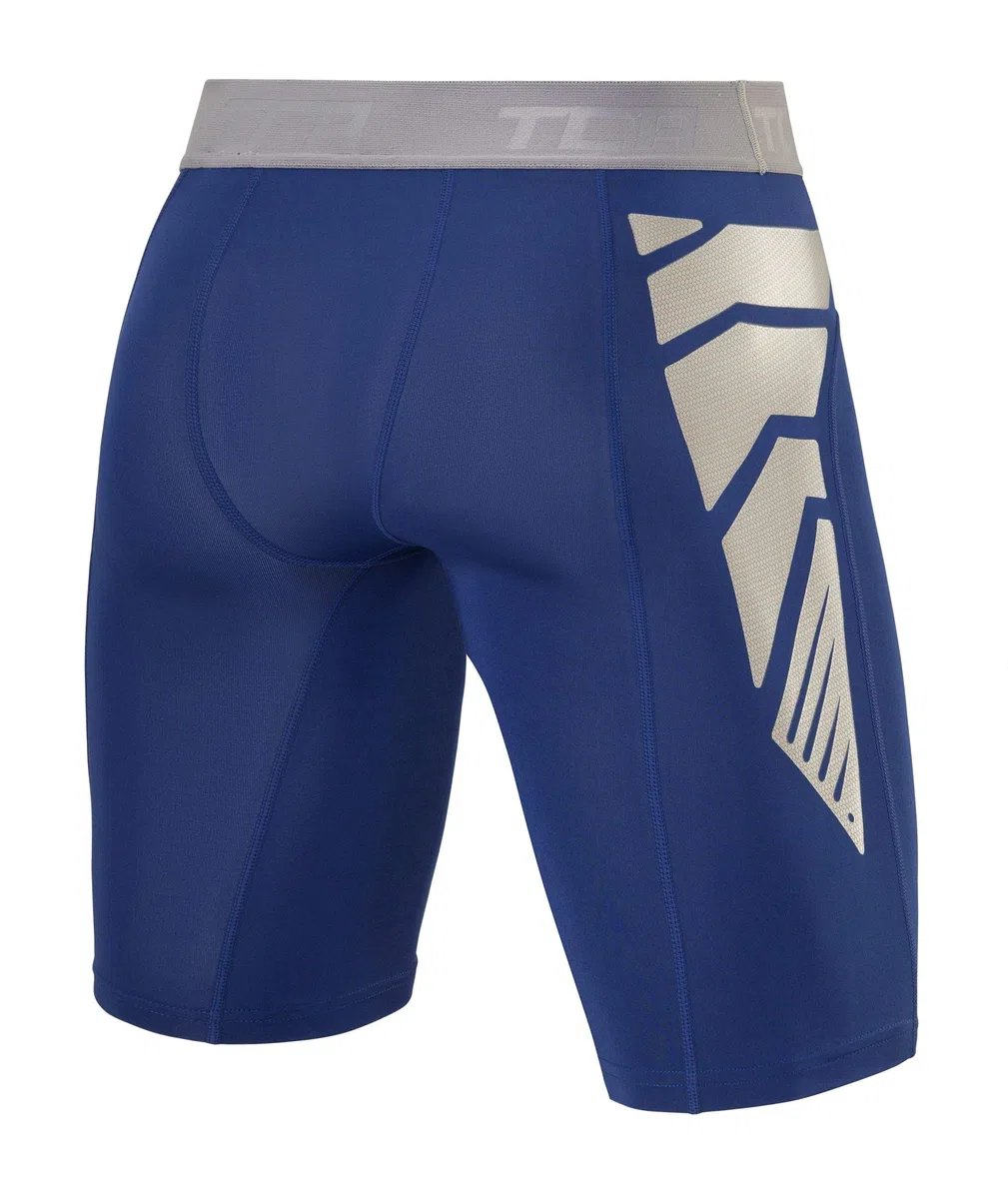TCA Shorts Carbonforce Termici a Compressione per Ragazzo - Blu, M Ragazzi (8-10 Anni)