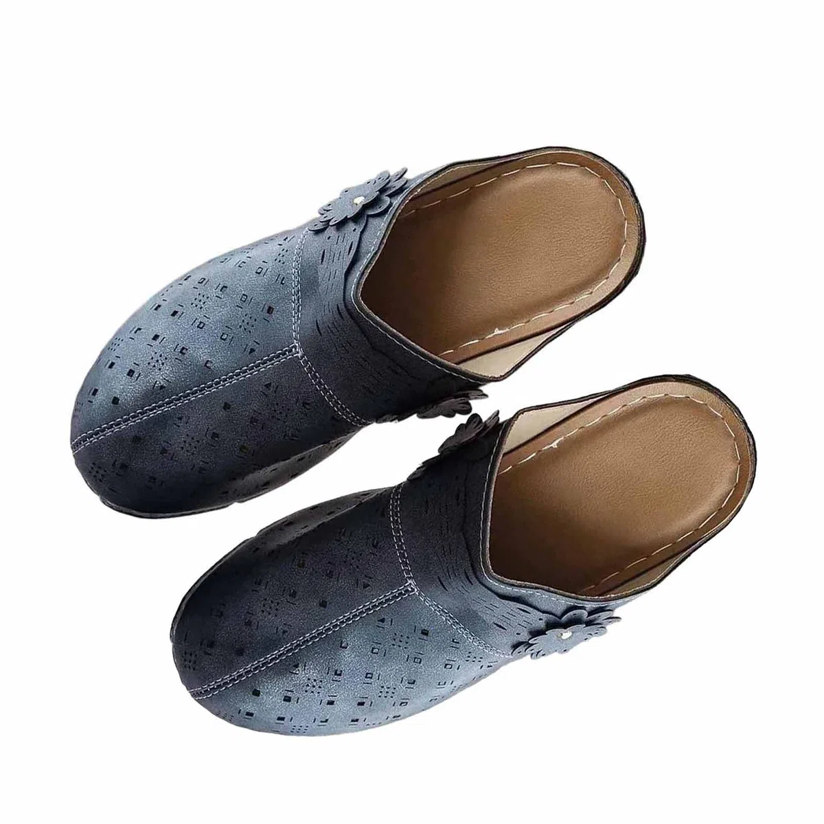 Ciabatte Chiusi Davanti Donna Estive Ciabatte Ortopediche Donna Slip On Ultra Pantofole Antiscivolo Chiuse Sandali con Plantare Estraibile Morbido Traspiranti Scarpe da Camminata Cuscino d'Aria